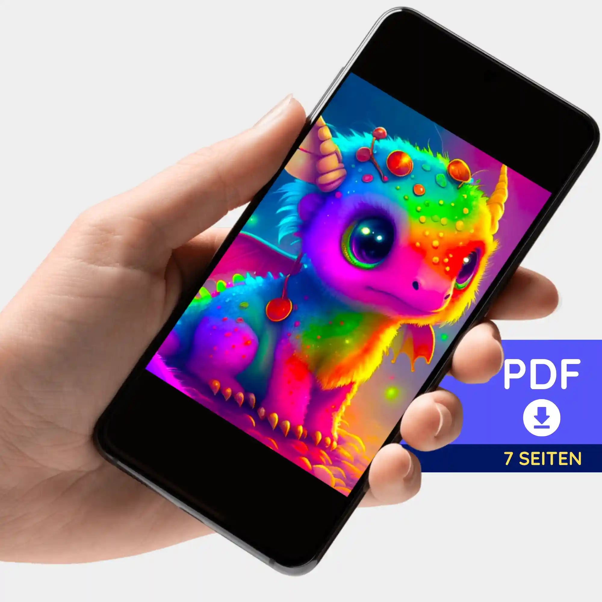 Digitale Bildmappe - Regenbogendrache