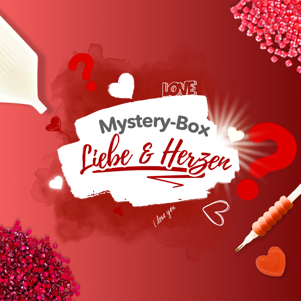 Diamond Painting Mystery-Box "Liebe & Herzen" (#1)