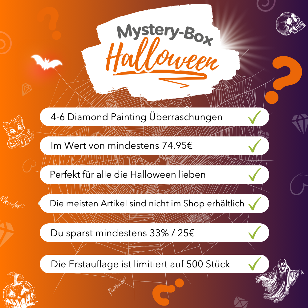 Diamond Painting Mystery-Box "Halloween" (#1)