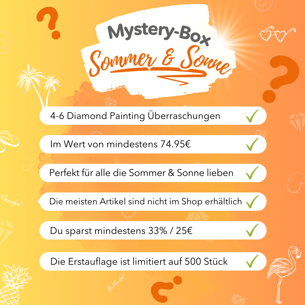 Diamond Painting Mystery-Box "Sommer & Sonne" (#1)