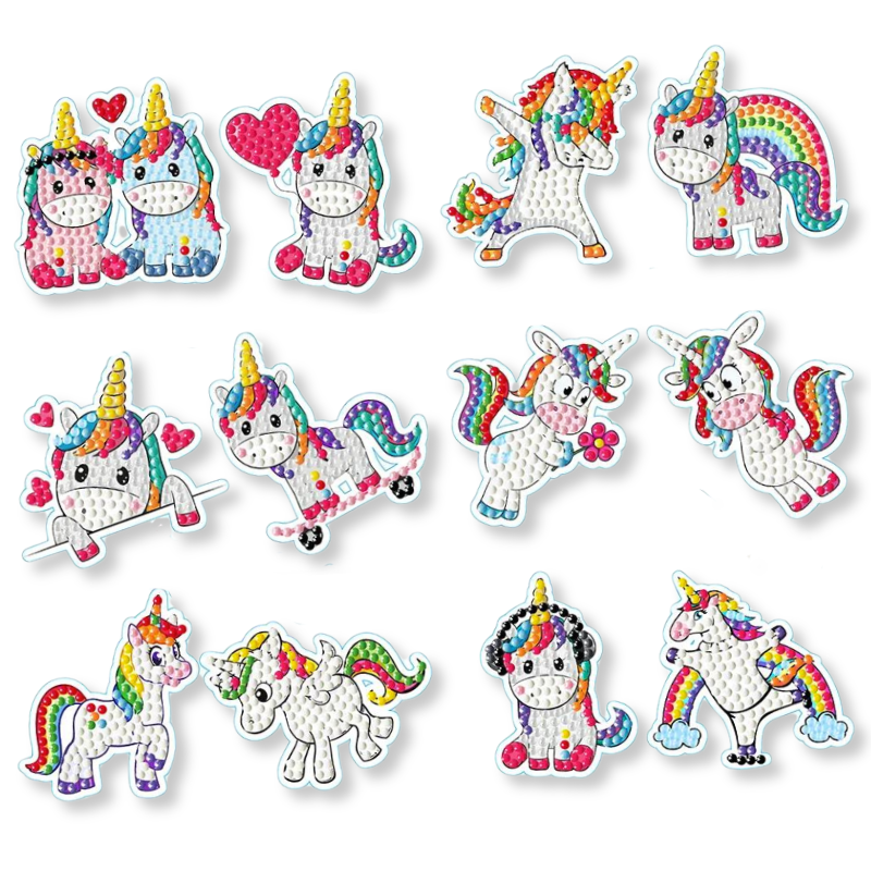 Diamond Painting Sticker - Sweet Unicorn