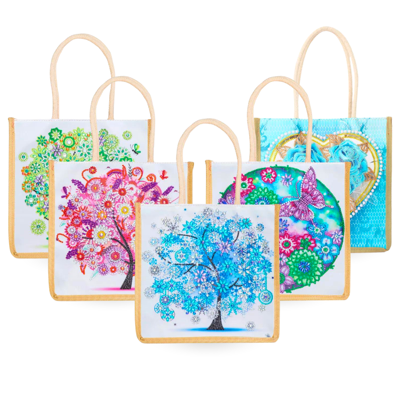 Diamond Painting Tasche - "Natur & Bäume"