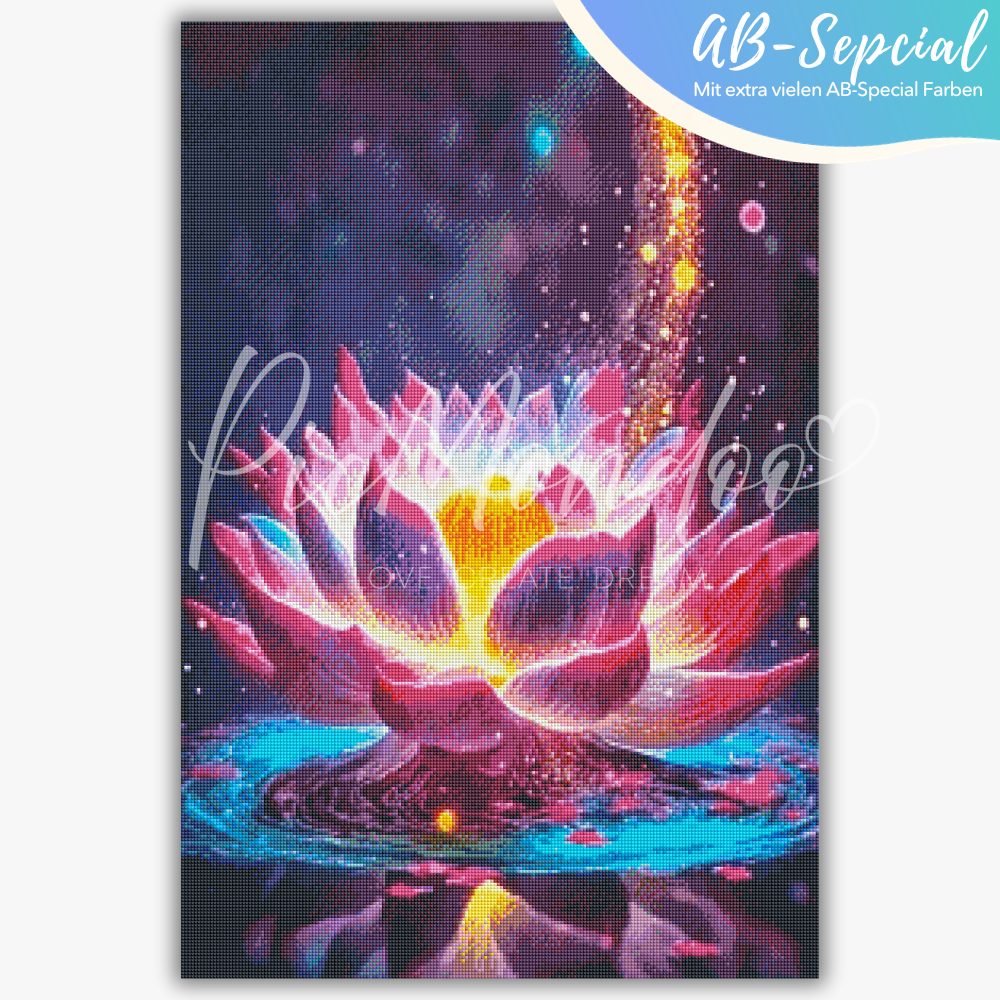 Diamond Painting AB Special - Magische Seerose