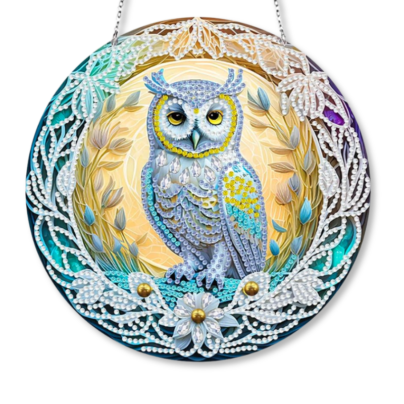 Diamond Painting XL Aufhänger - Beautyful Owl