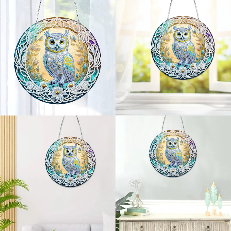 Diamond Painting XL Aufhänger - Beautyful Owl