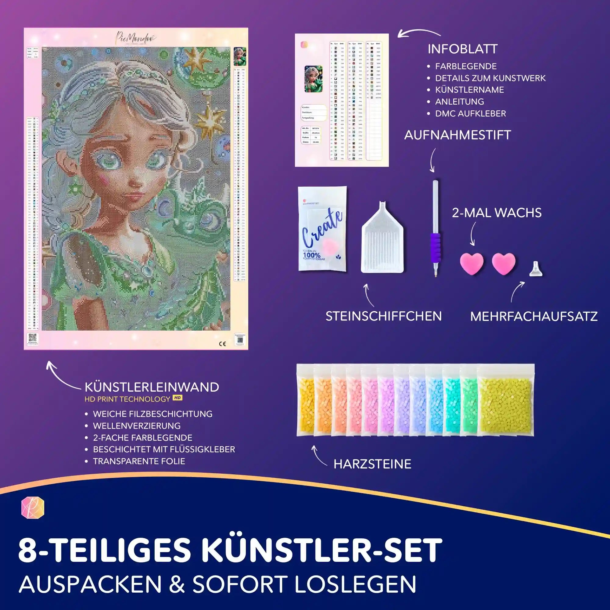 Diamond Painting - Dragon Girl