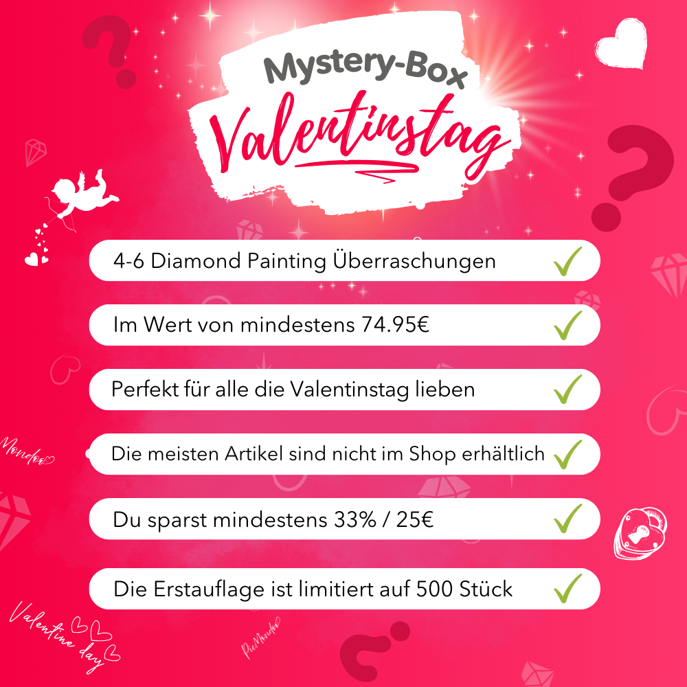 Diamond Painting Mystery-Box "Valentinstag" (#1)