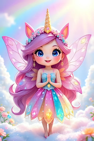 Diamond Painting Fairydust Special - Fee im Wolkenreich