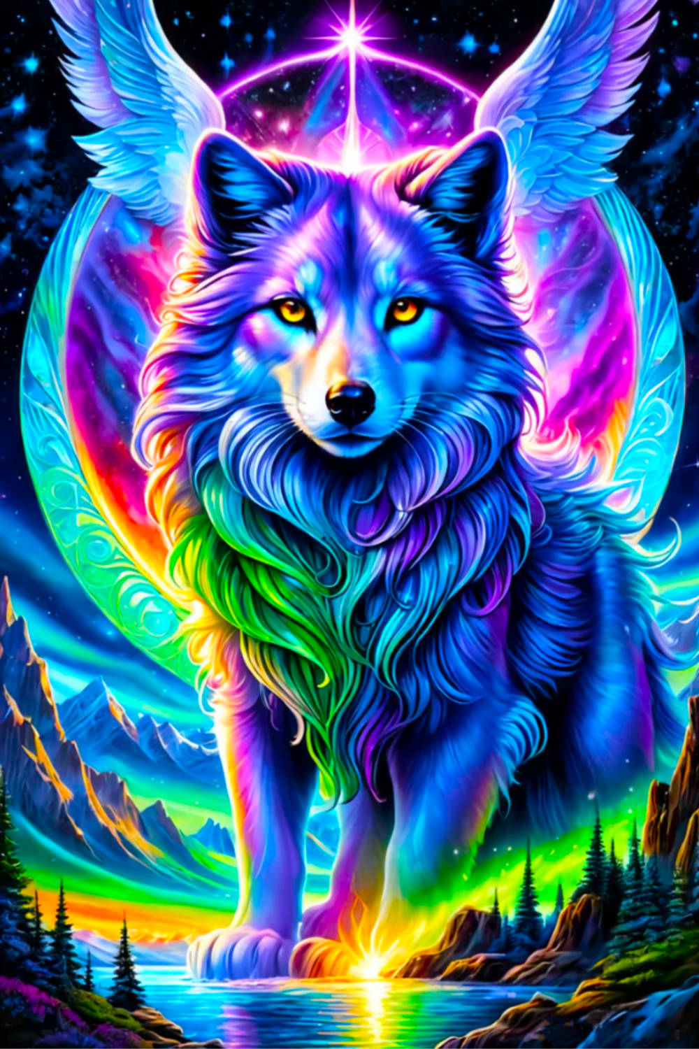 Diamond Painting - Geflügelter Wächter