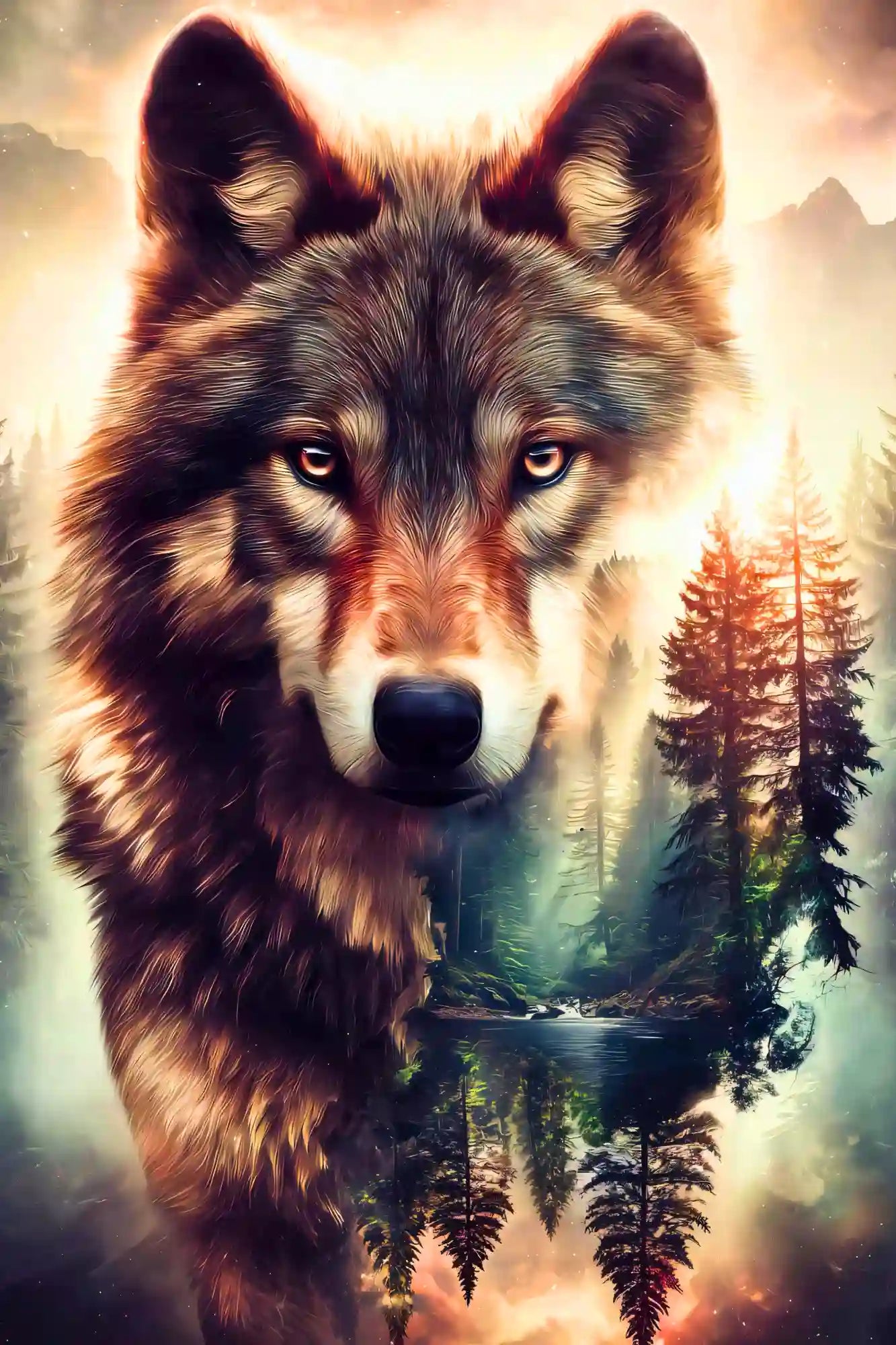 Diamond Painting - Geist des Waldes