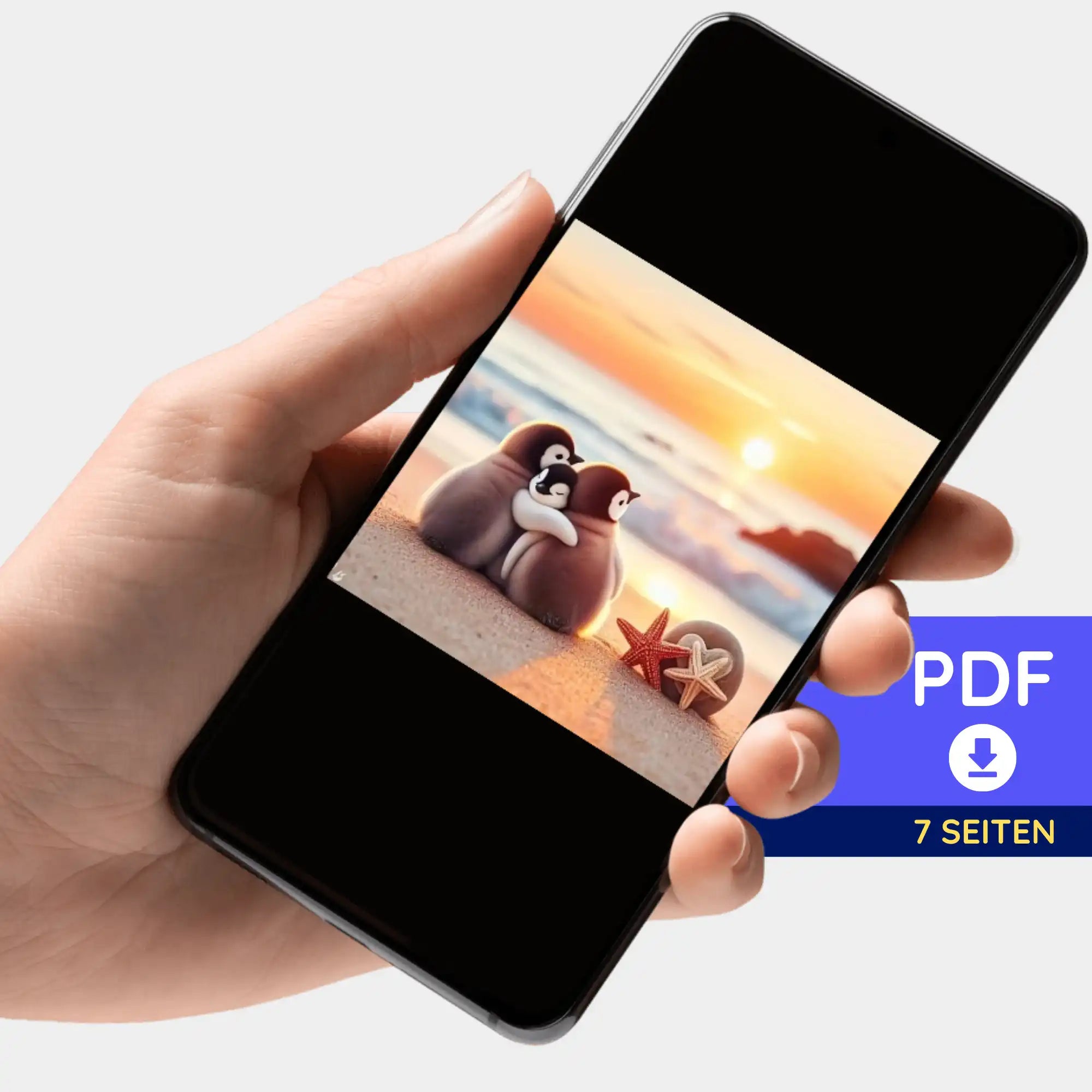 Digitale Bildmappe - Happy Family am Strand