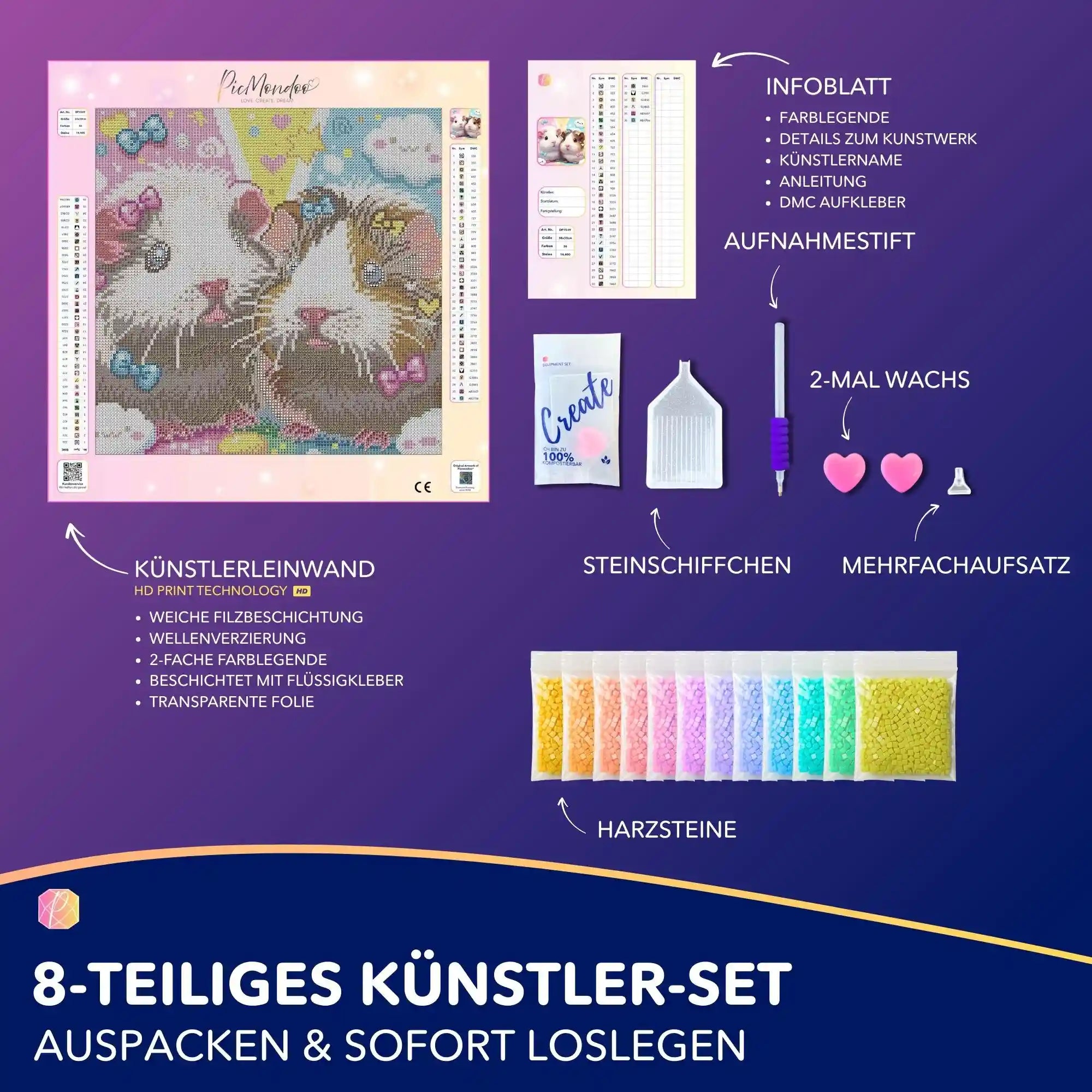 Diamond Painting - Maggie und Moritz