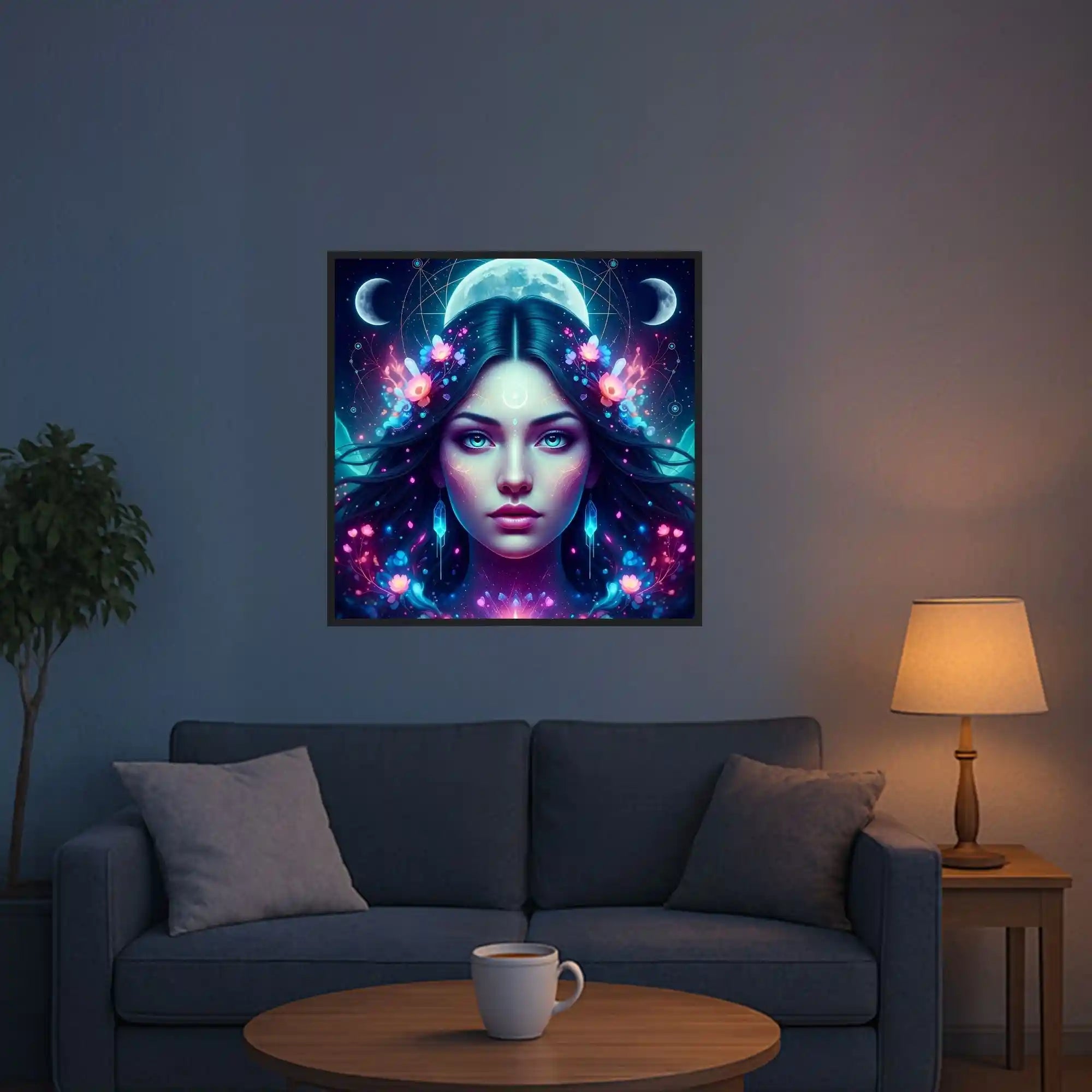 Diamond Painting - Mondprinzessin