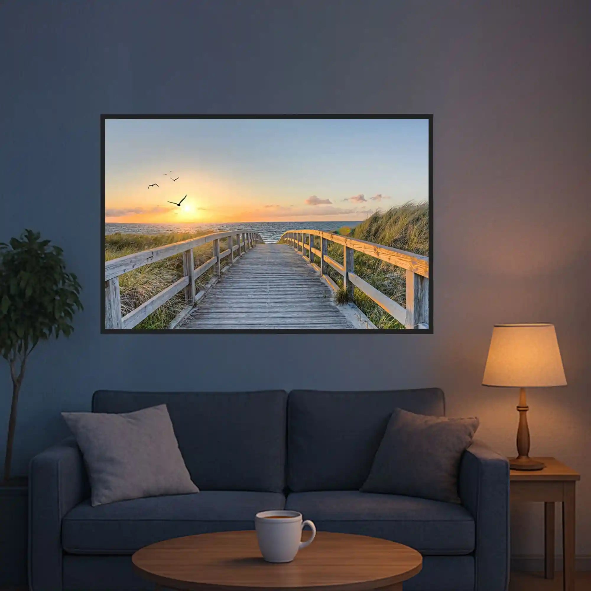 Diamond Painting XXXL - Strand der Ruhe