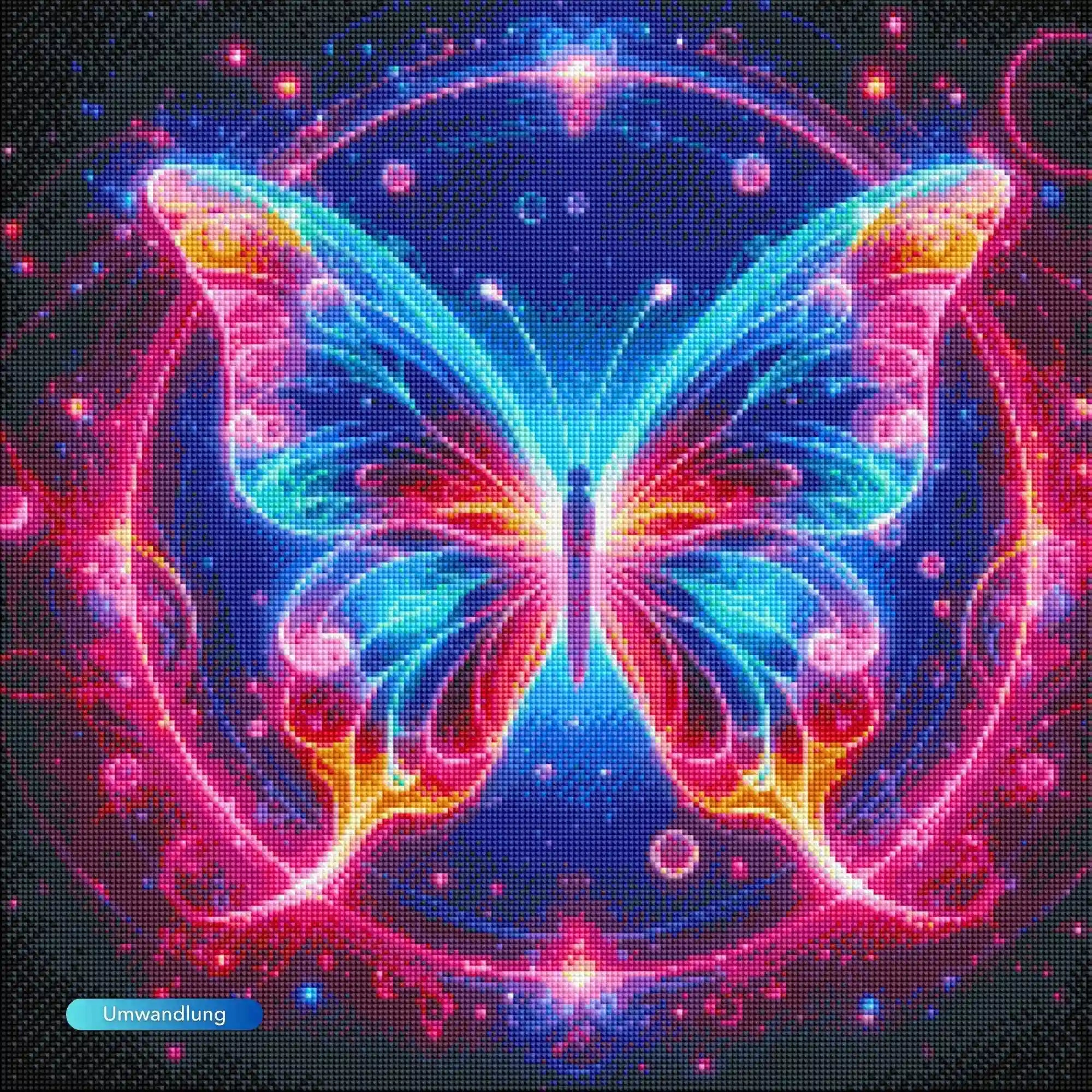 Diamond Painting Leuchtbild Special - Circle of Butterfly