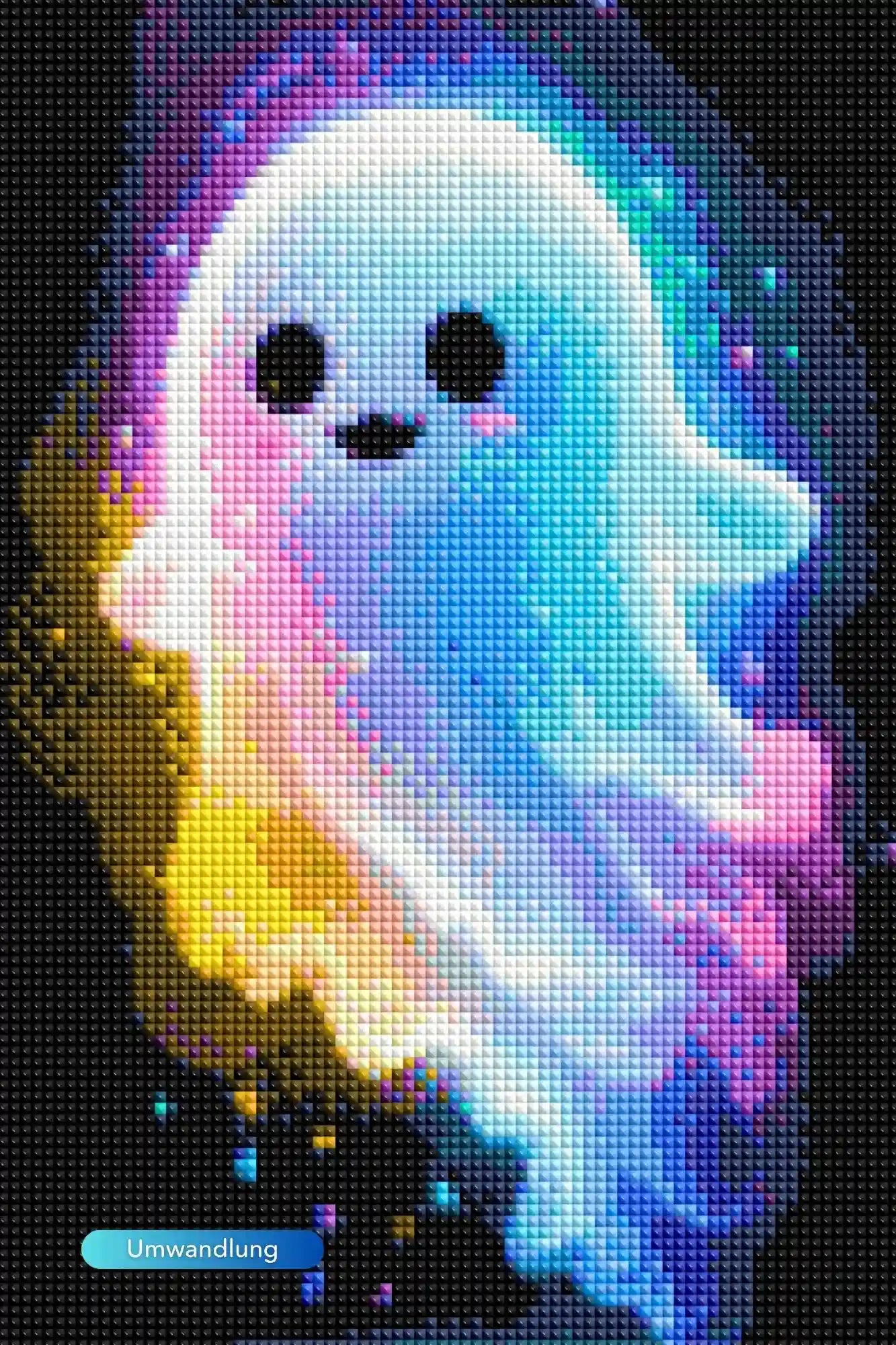 Diamond Painting Leuchtbild Special - Kleines Gespenst