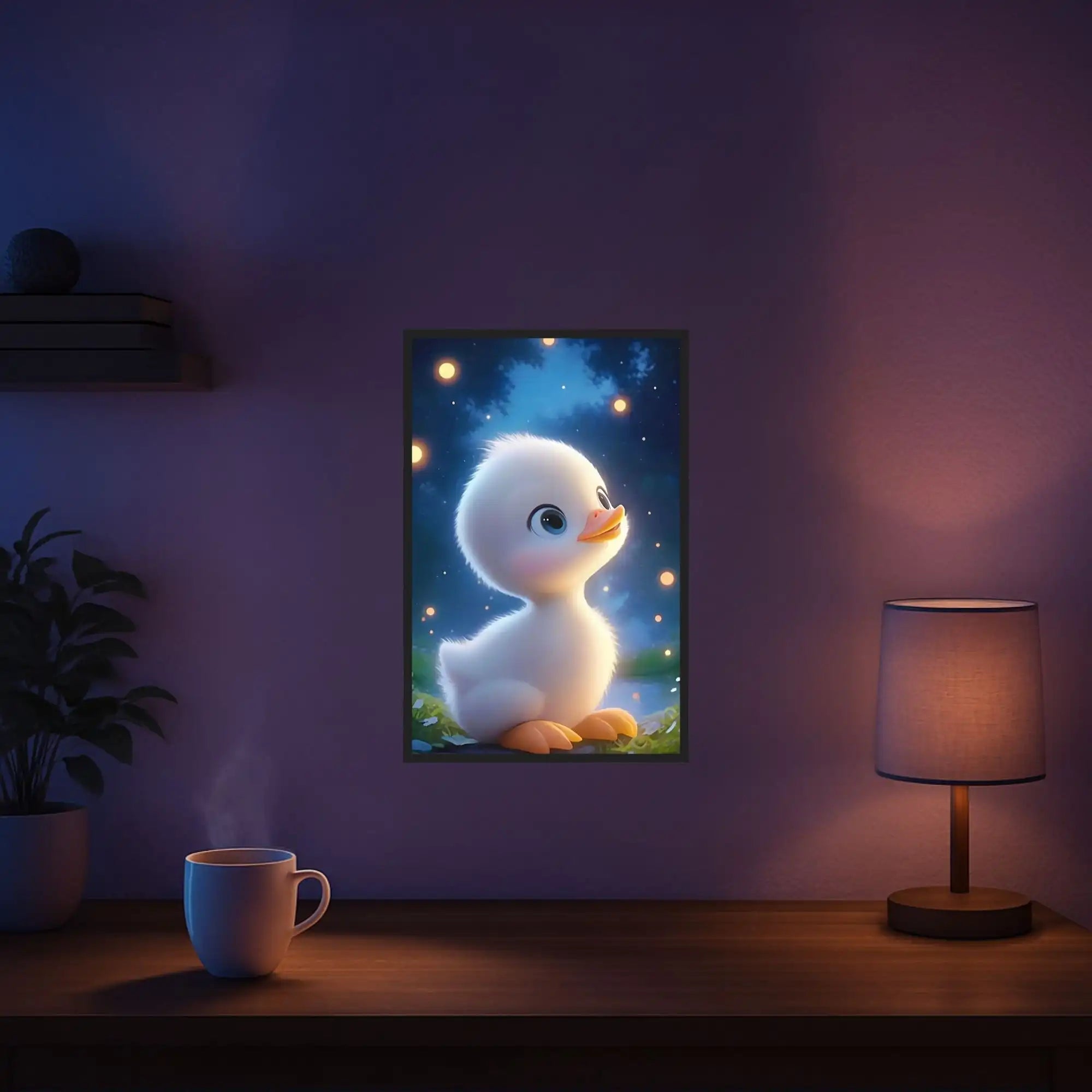 Diamond Painting Leuchtbild Special - Glitzer Entlein