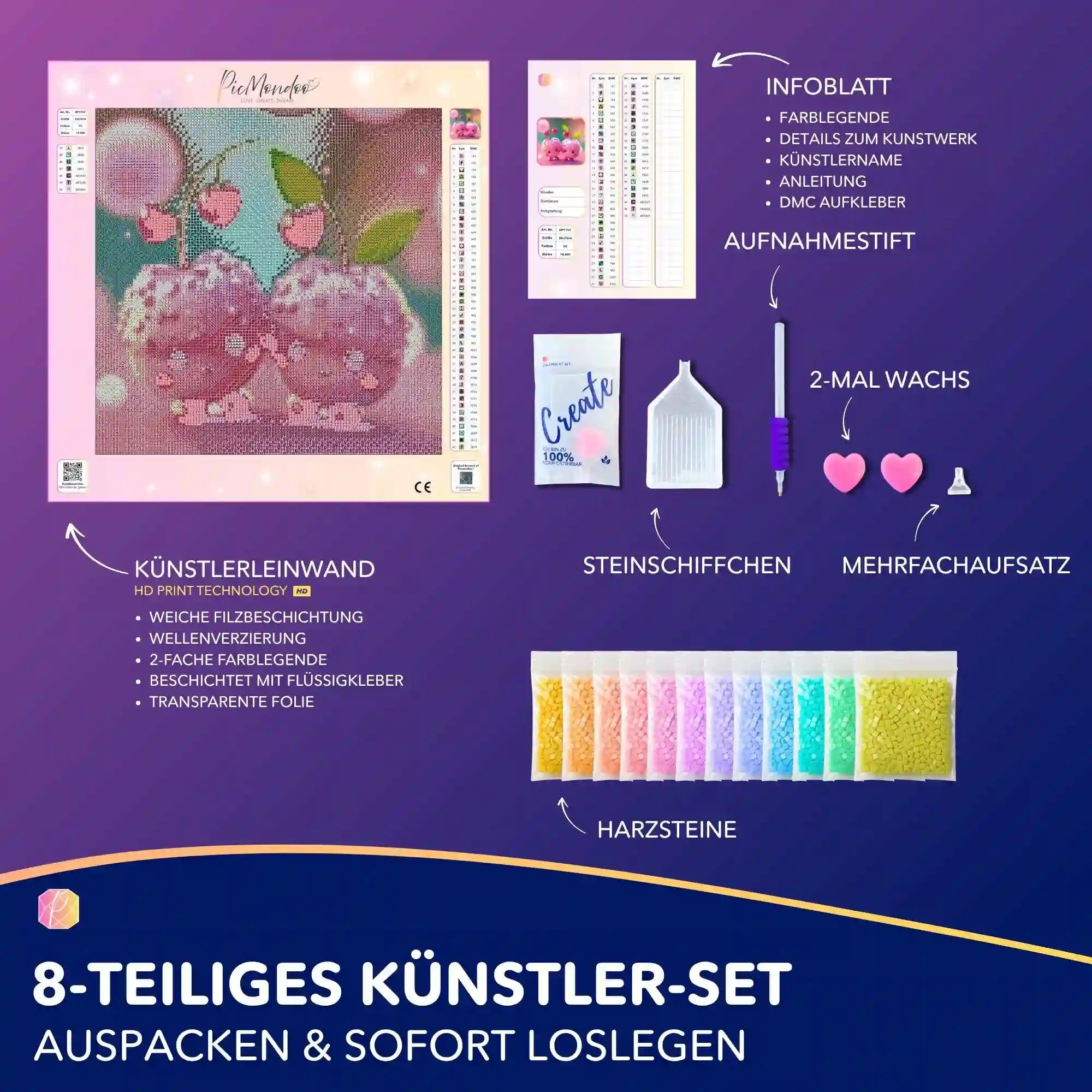 Diamond Painting - Sweet Cherrys