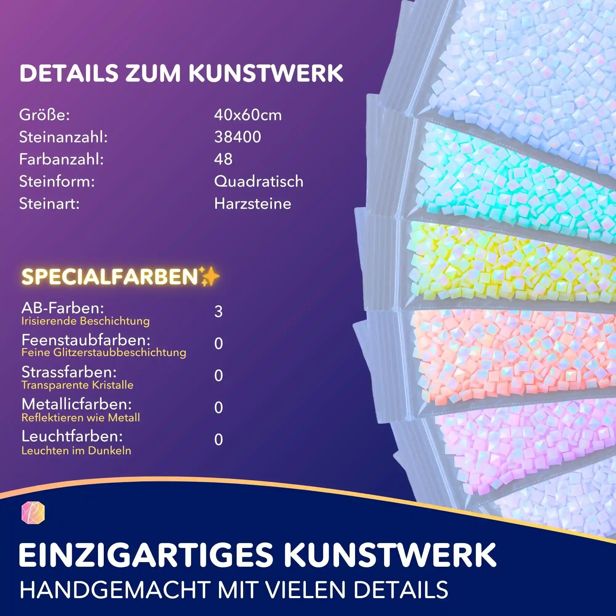 Diamond Painting - Blaue Meeressymphonie