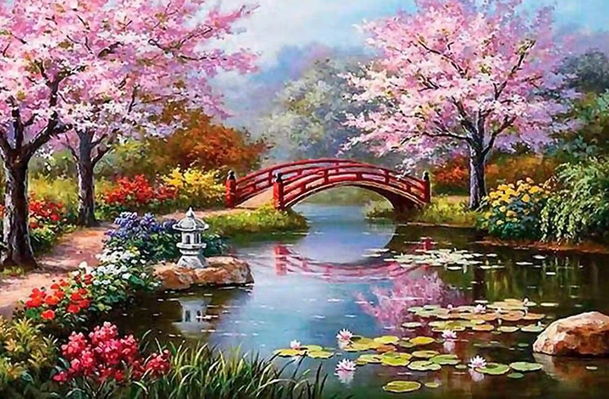 Diamond Painting - Der chinesische Garten - 40x60cm