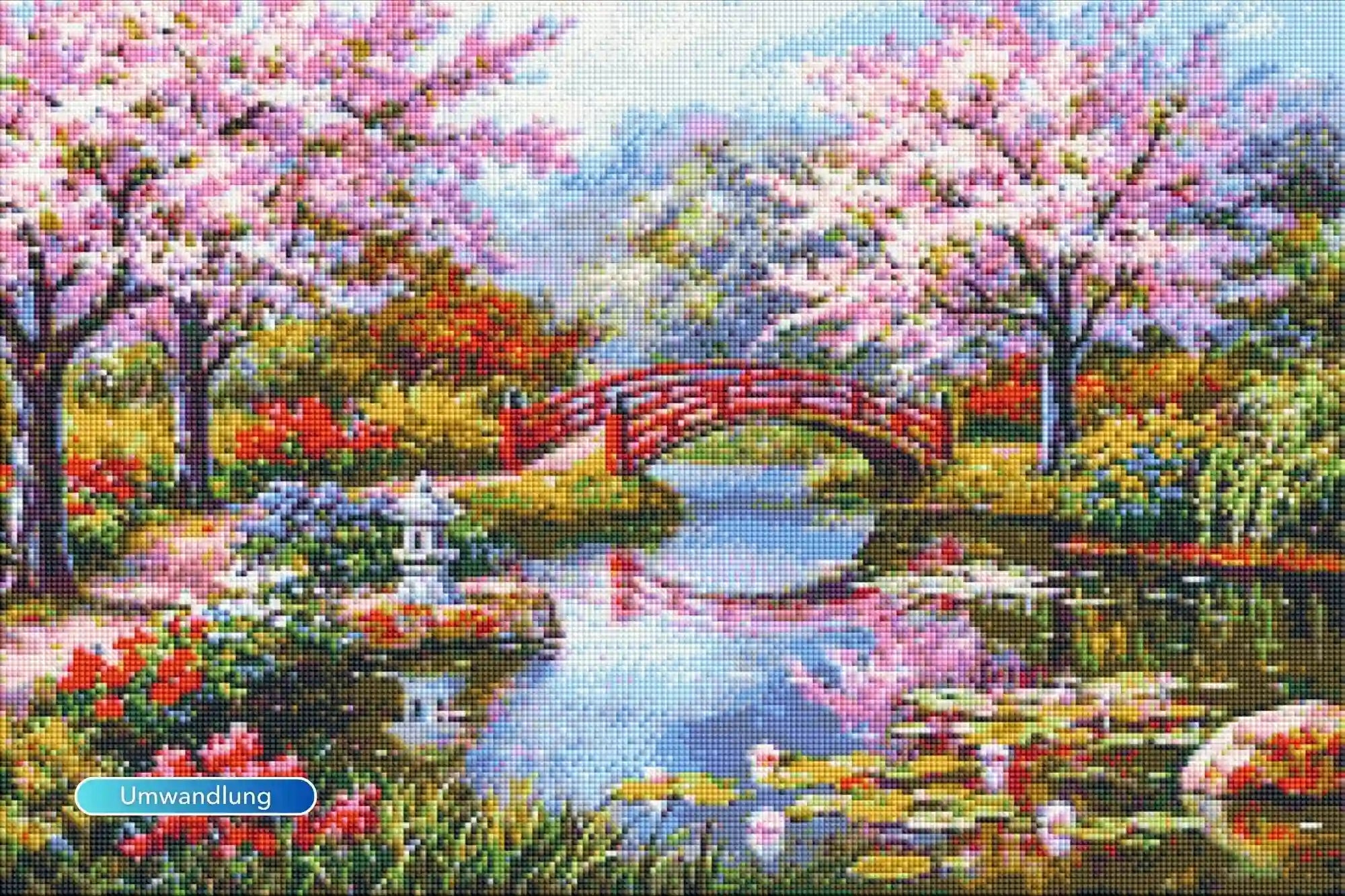 Diamond Painting - "Der chinesische Garten"