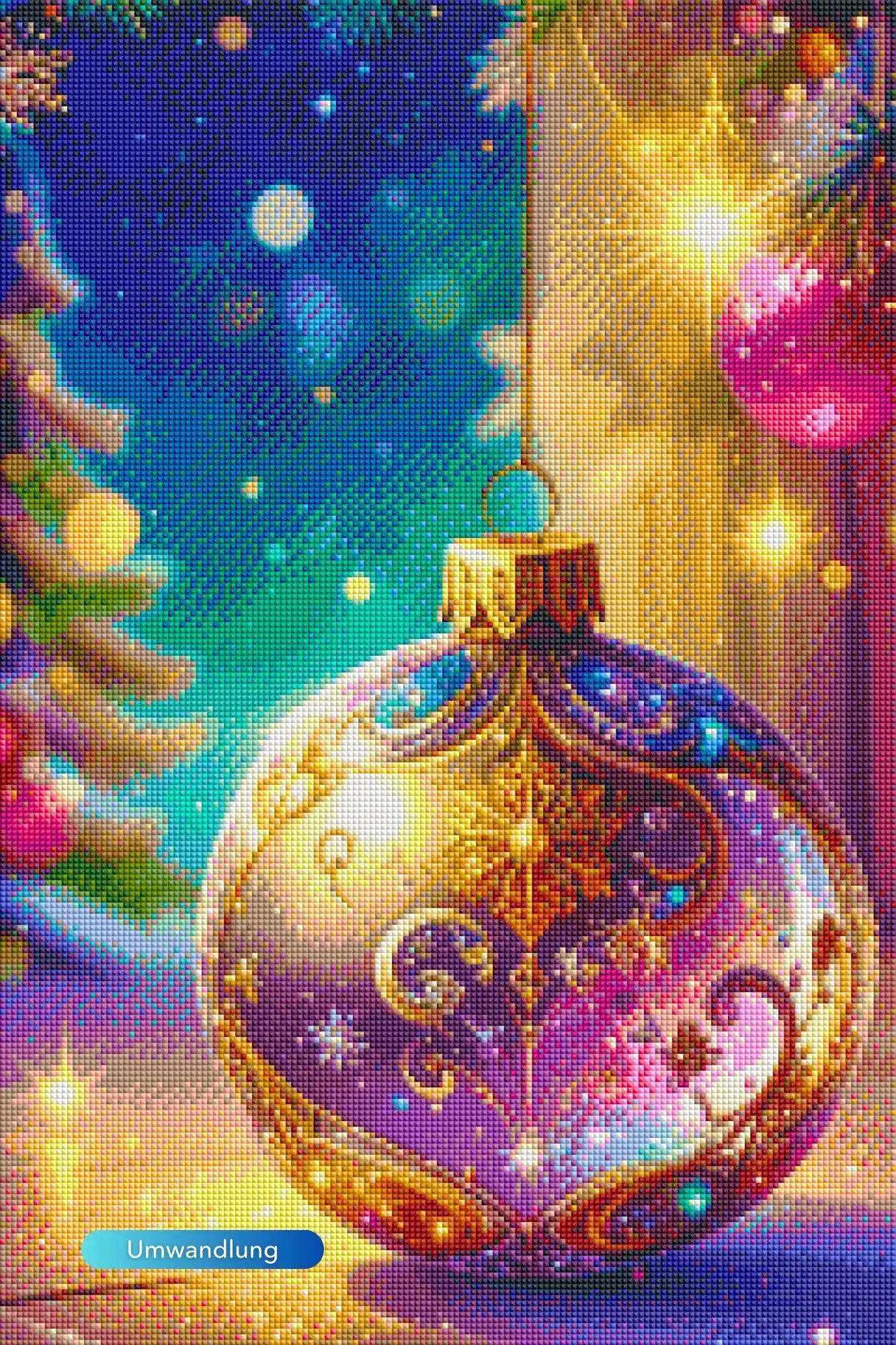 Diamond Painting 7 Tage Special - Zauberhafte Weihnachtskugel