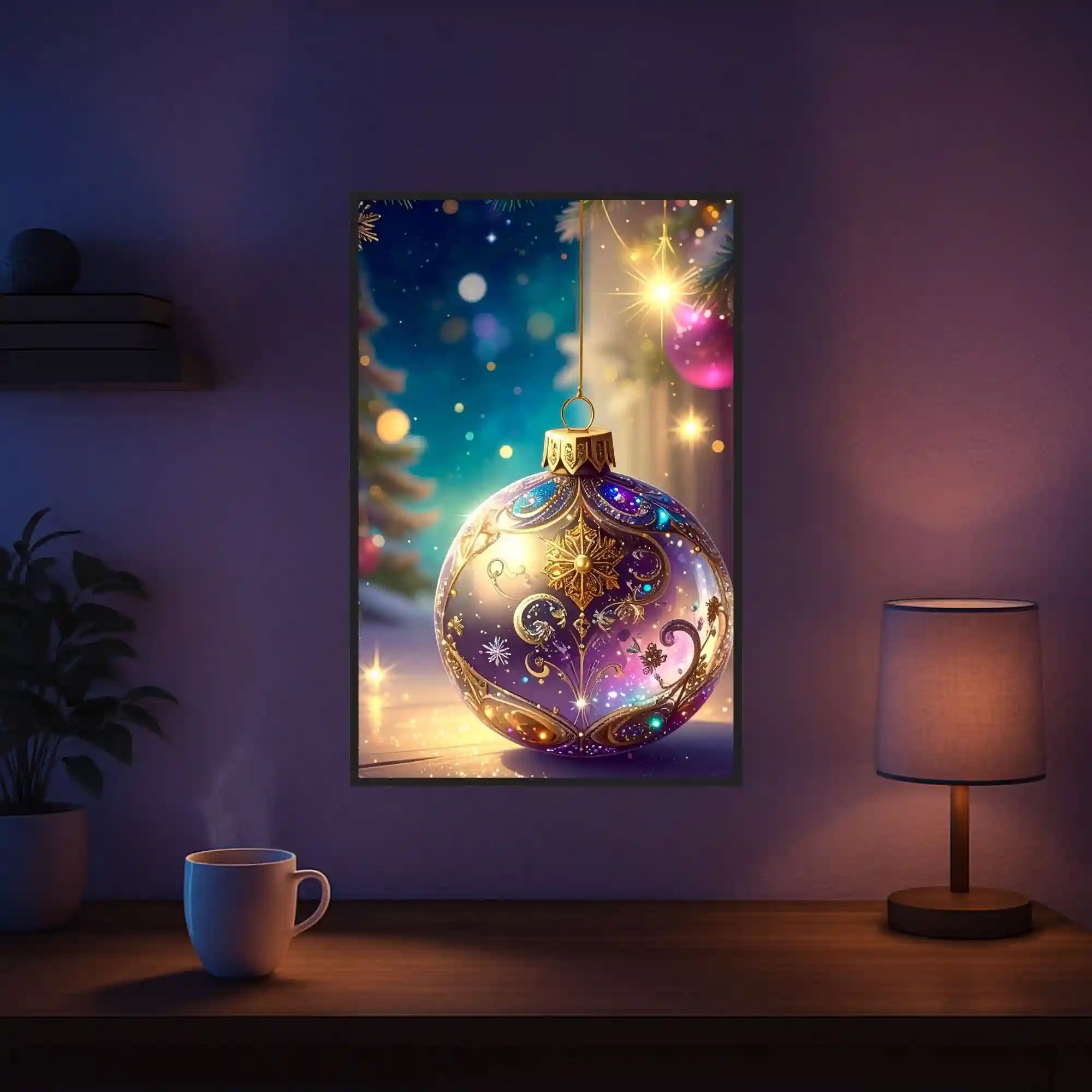 Diamond Painting 7 Tage Special - Zauberhafte Weihnachtskugel