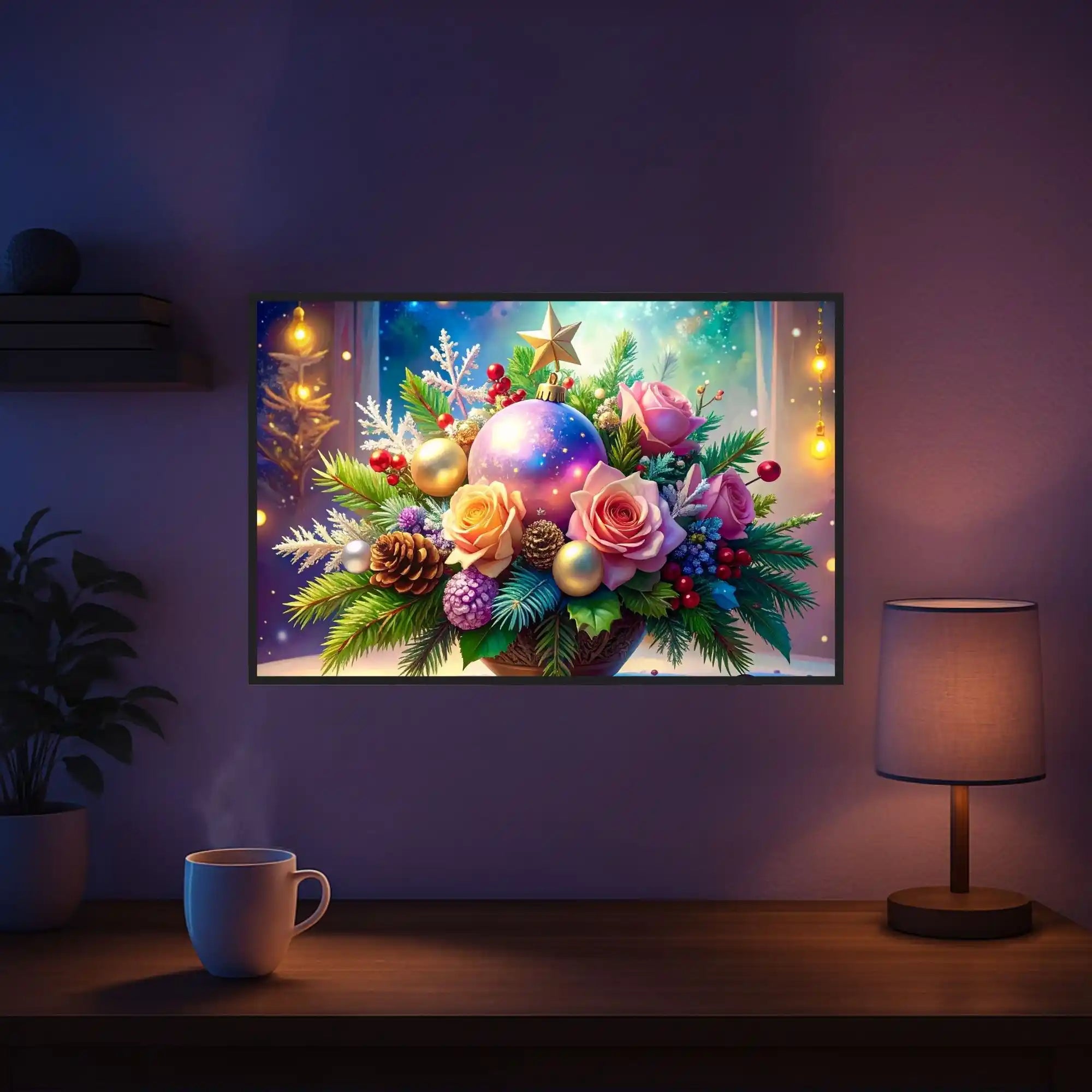 Diamond Painting 7 Tage Special - Weihnachtsgesteck