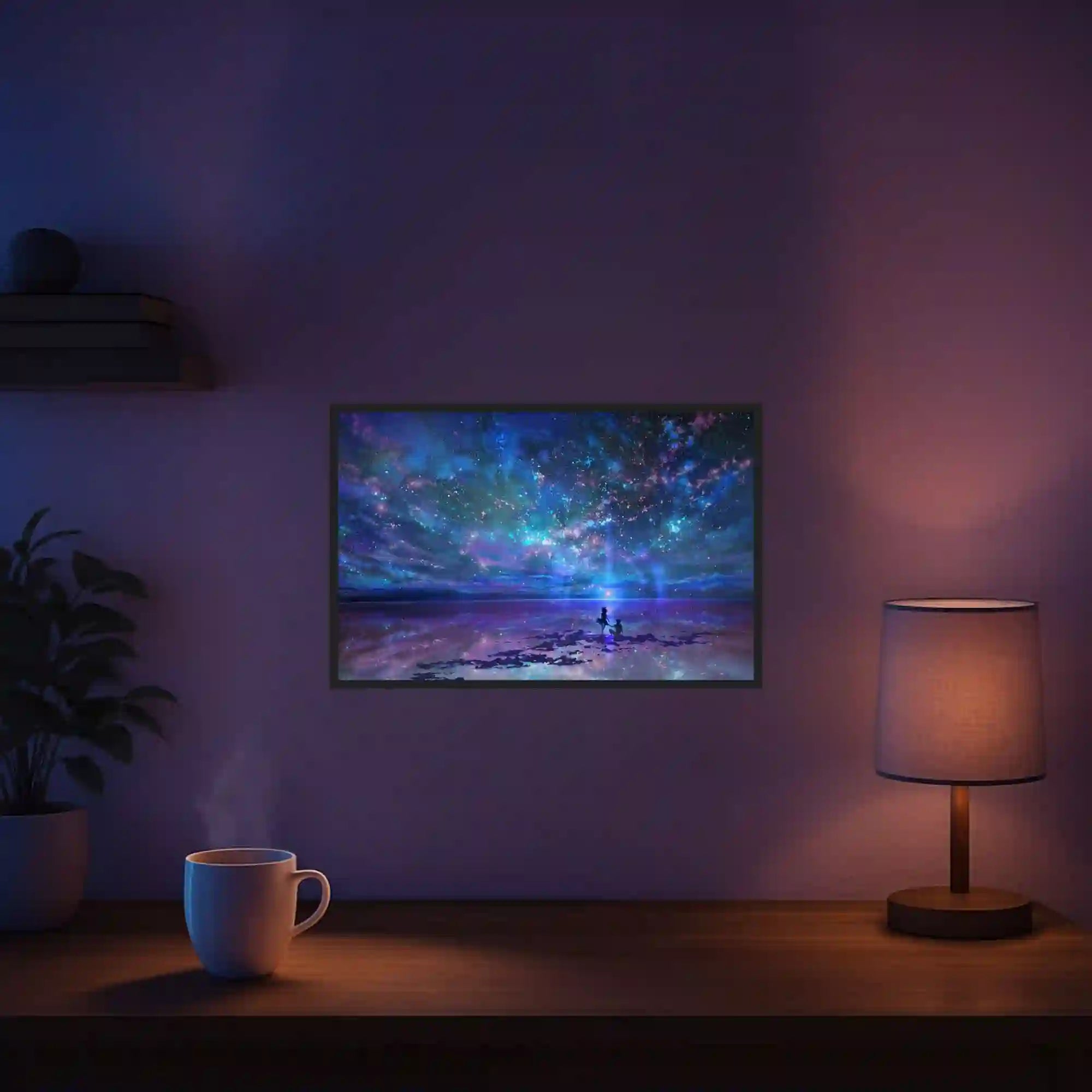 Diamond Painting - Ozean trifft auf Universum MINI