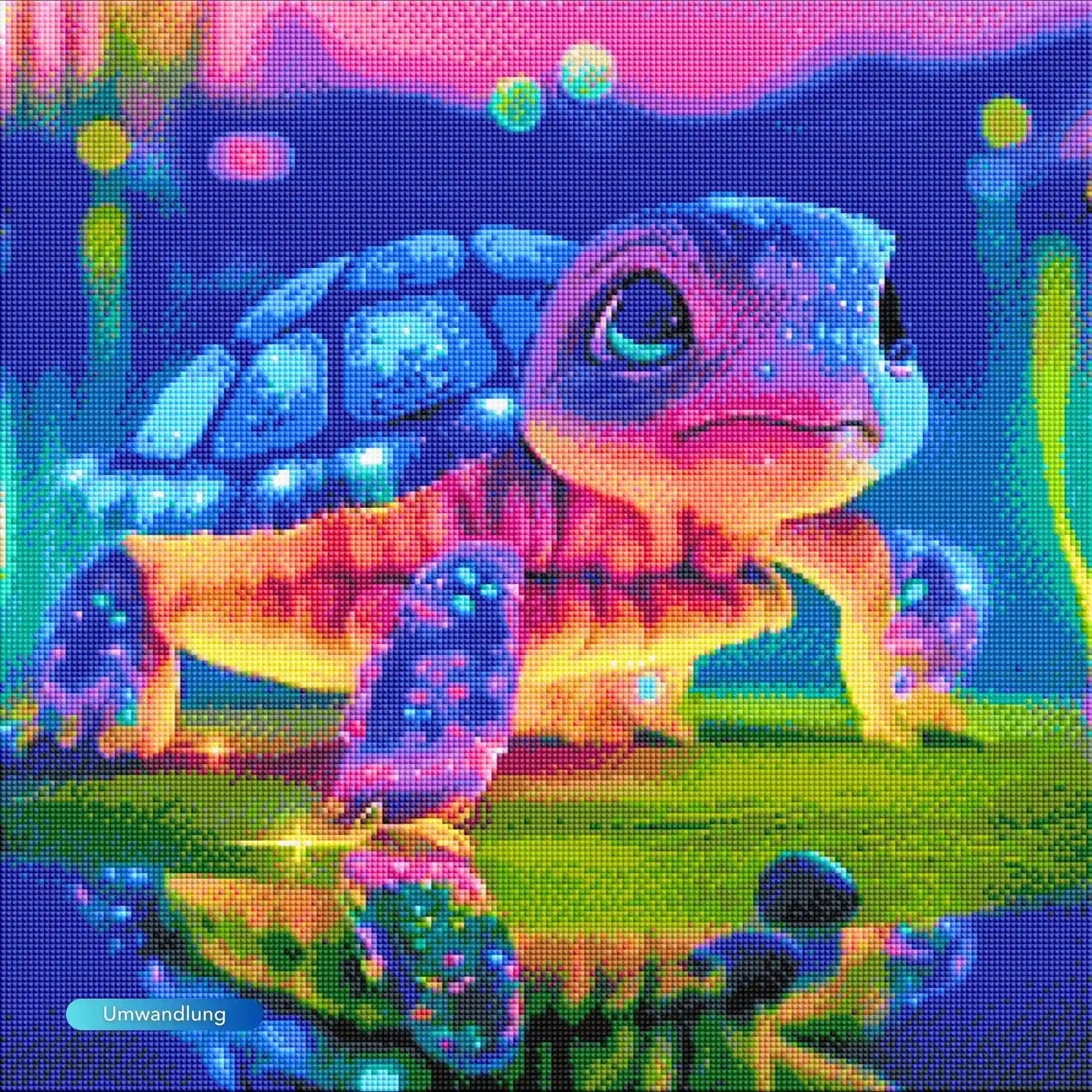 Diamond Painting Leuchtbild Special - Sparkling turtle
