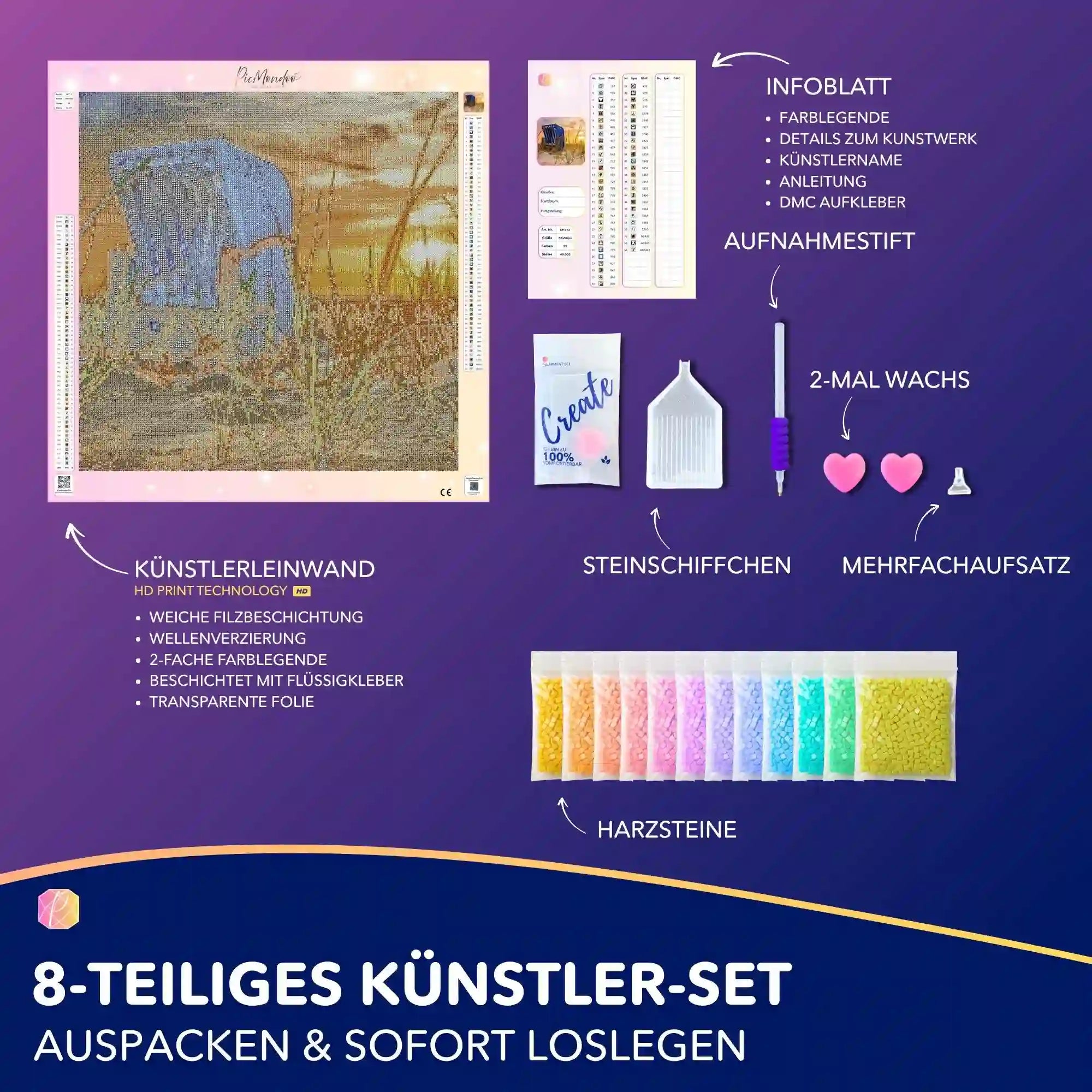 Diamond Painting - Relaxtime am Strand