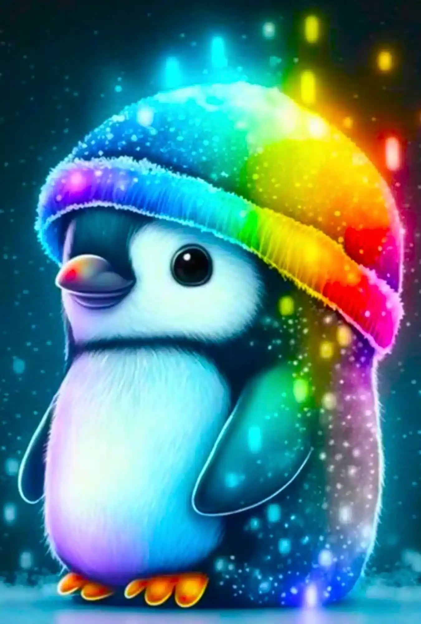 Diamond Painting Kids - Kleiner Pinguin