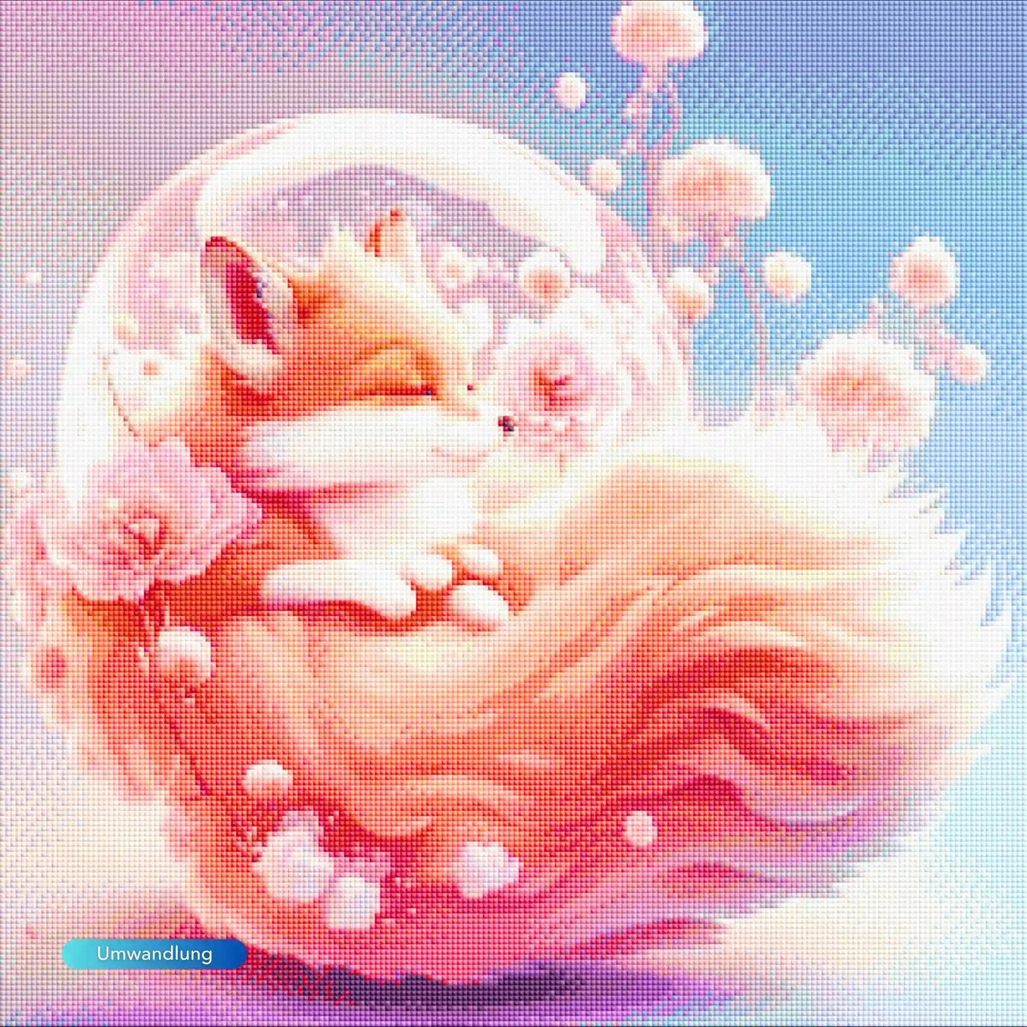 Diamond Painting - Apricot foxy