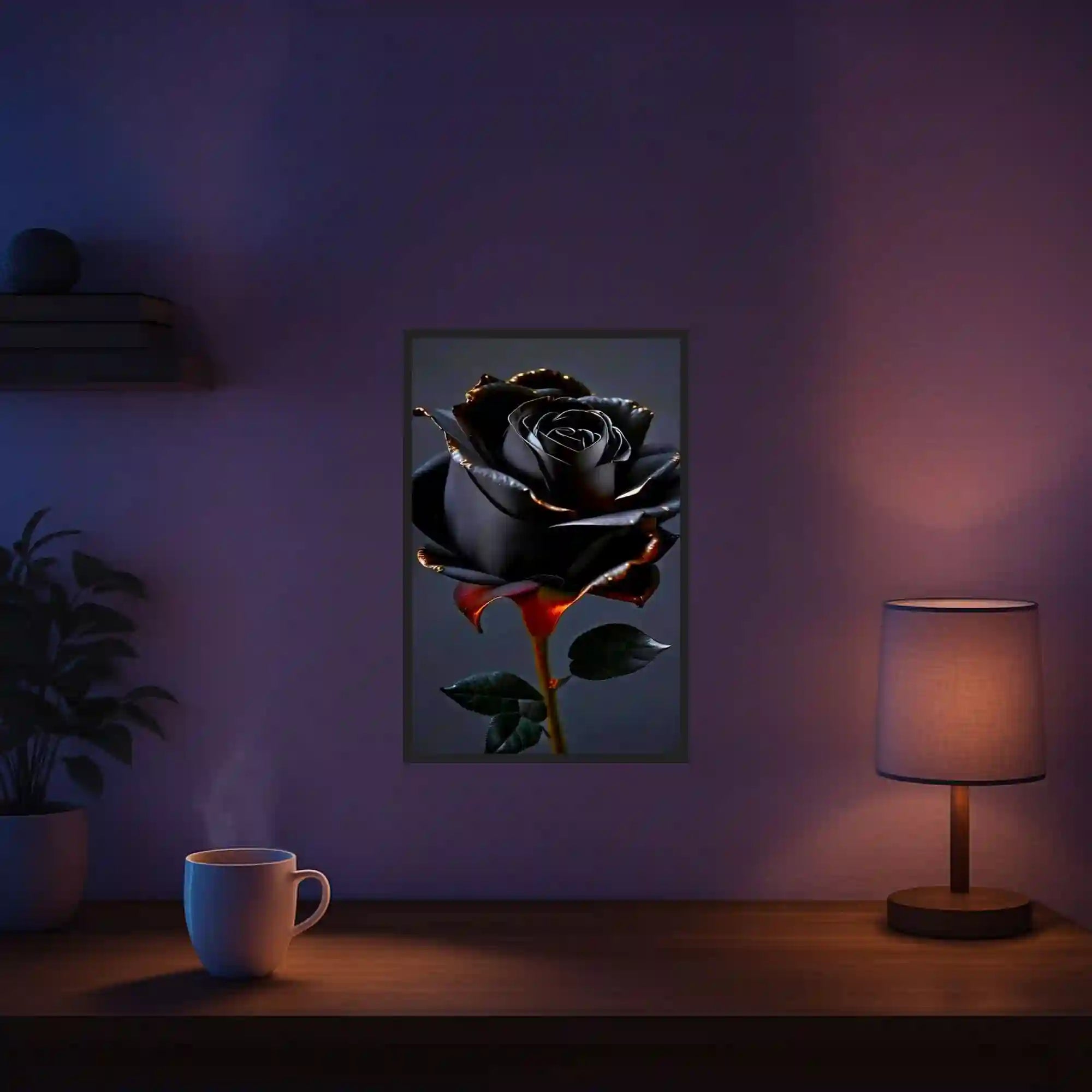 Diamond Painting - Black rose