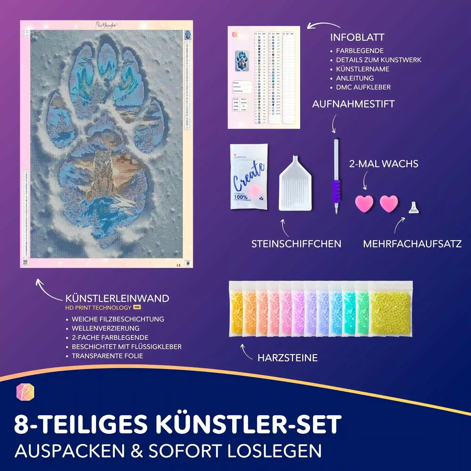 Diamond Painting 7 Tage Special - Spuren der Freiheit