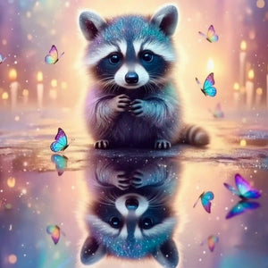 Diamond Painting - Waschbär Bubby