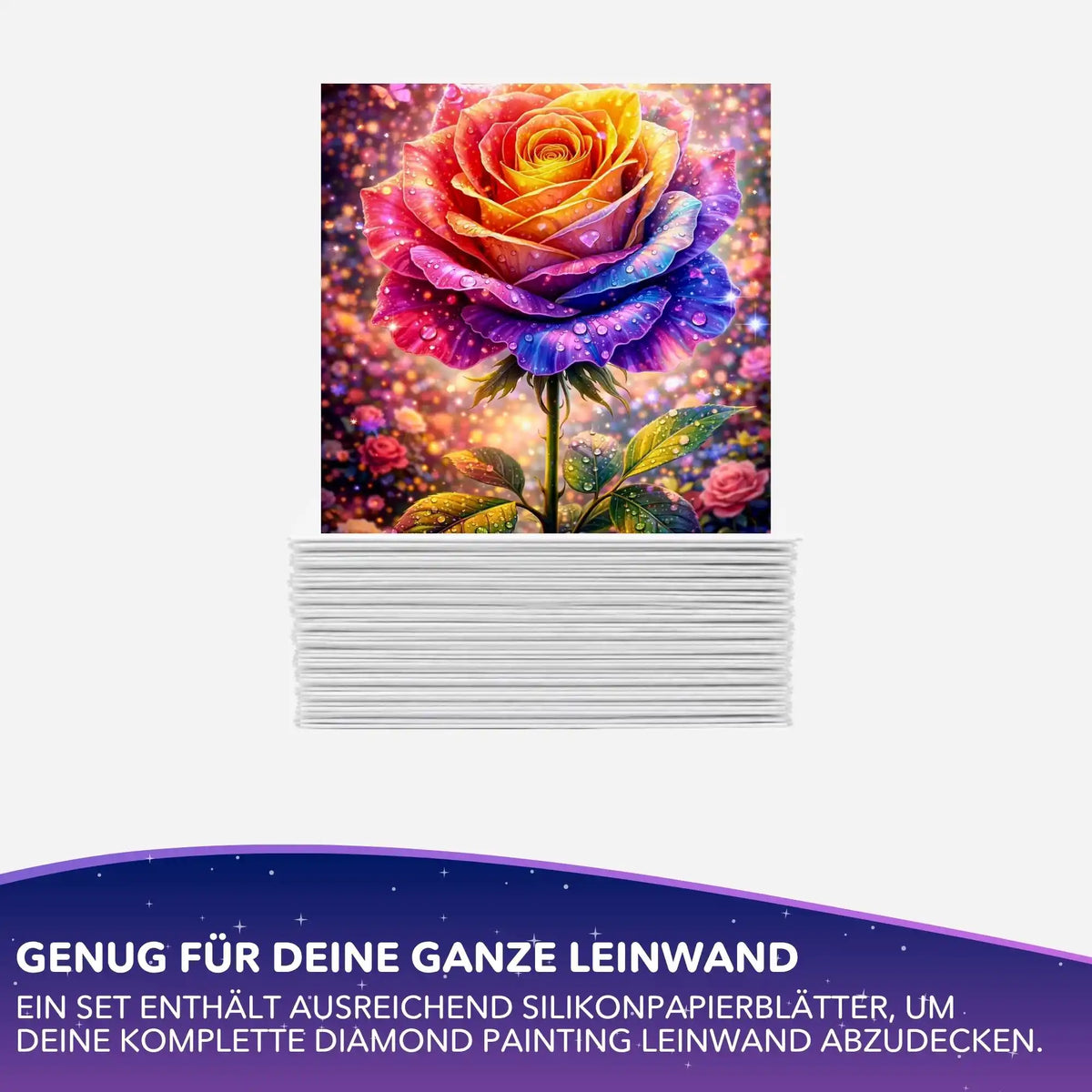 Diamond Painting Silikonpapier Set Schutzblätter zum Abdecken der Leinwand