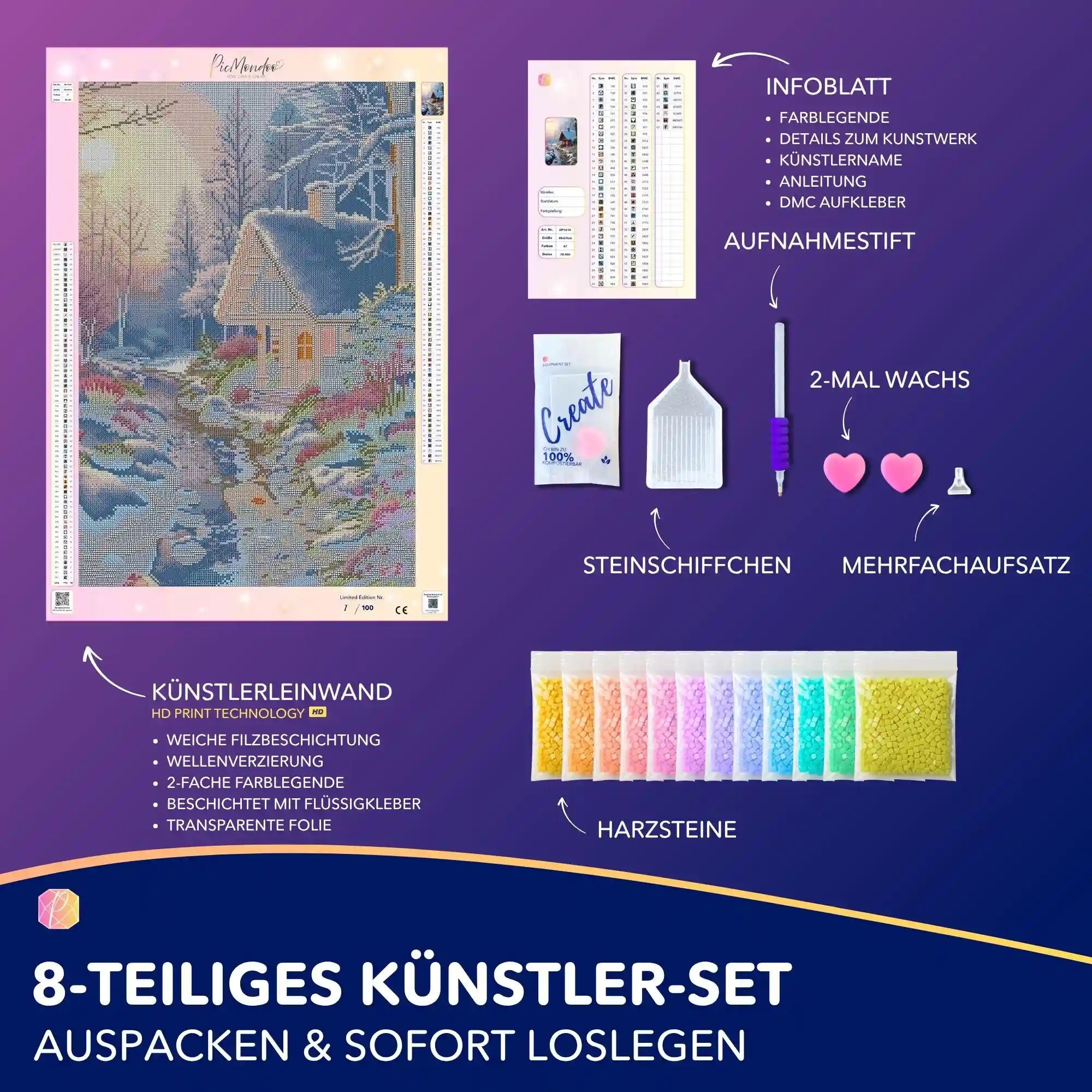 Diamond Painting - Wintermorgen "Limited Edition"