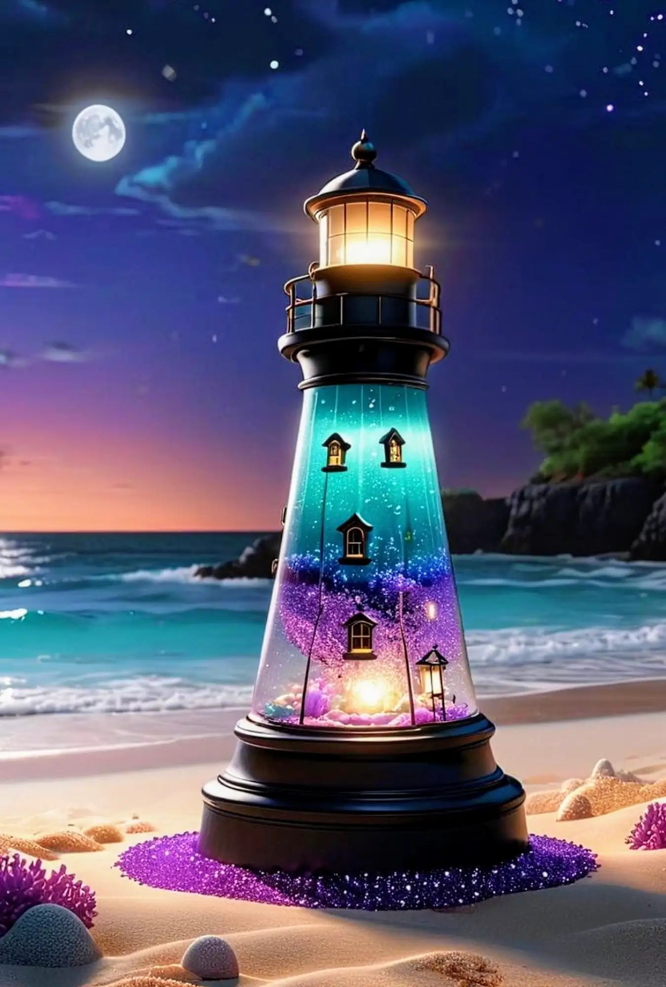 Diamond Painting - Leuchtturm der Träume