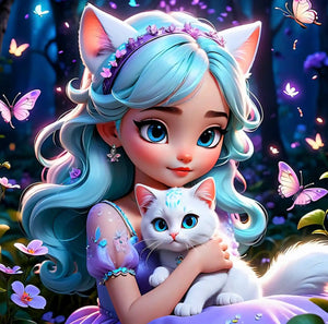 Diamond Painting - Kim Kitty Girl