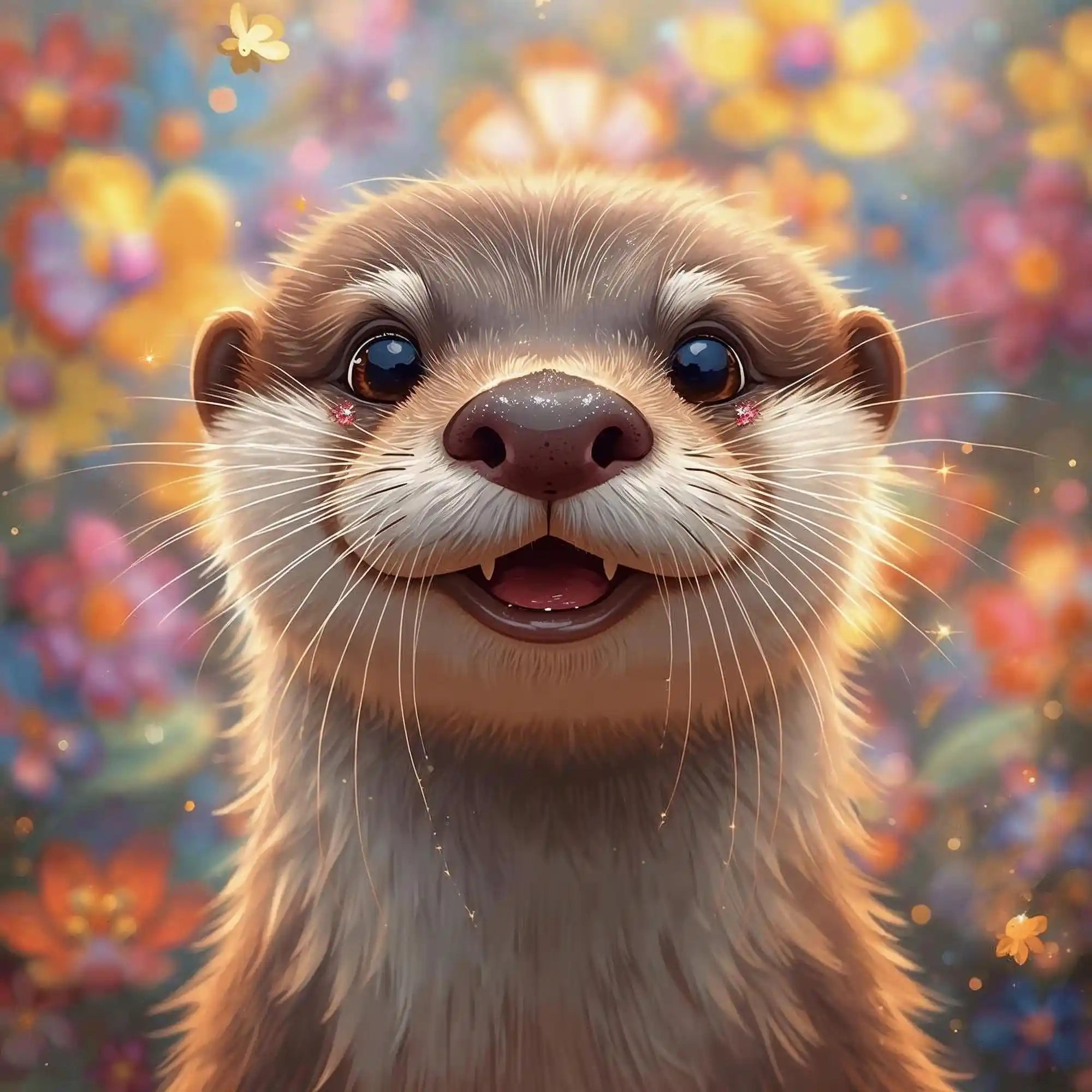 Diamond Painting - Sonnenschein im Fell