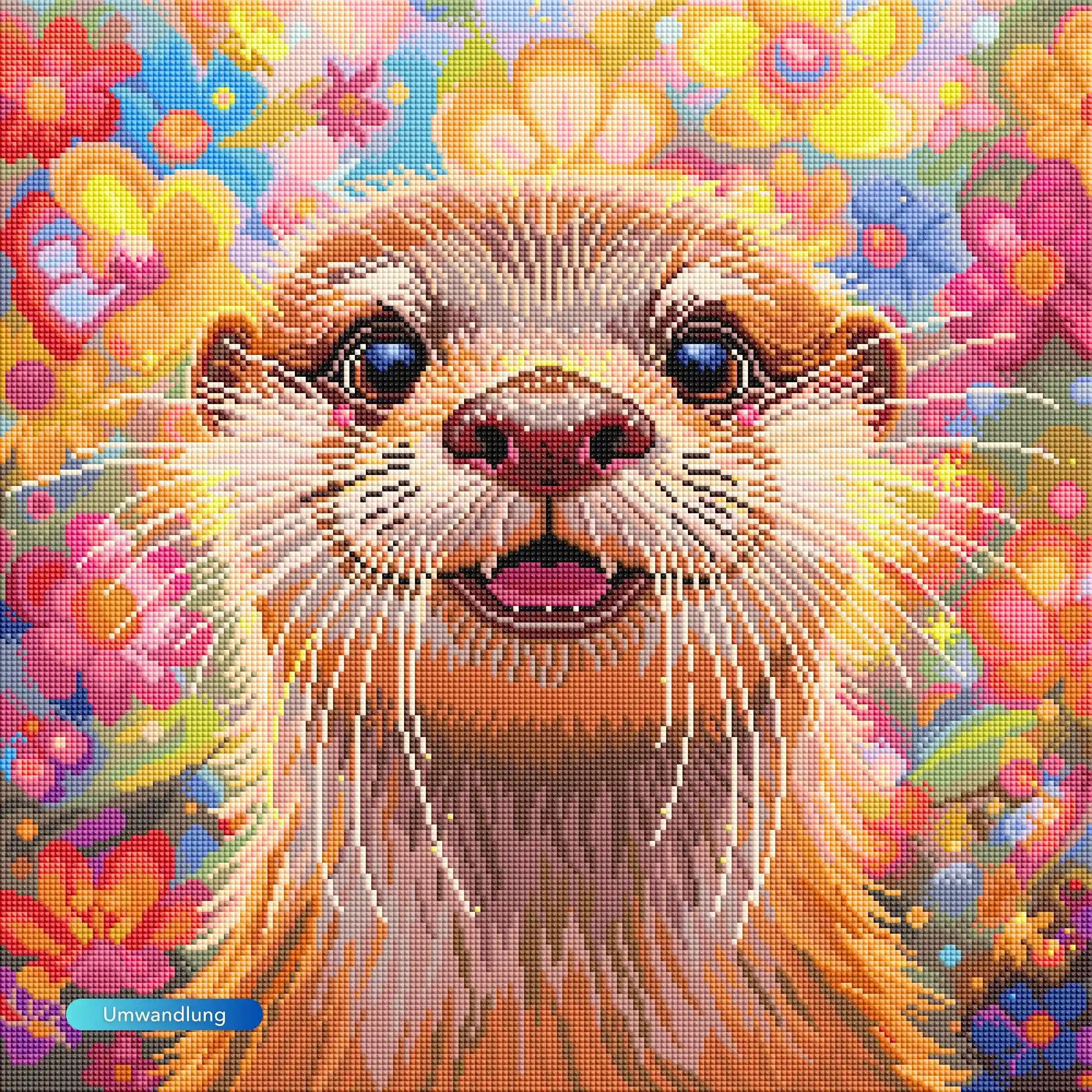 Diamond Painting - Sonnenschein im Fell