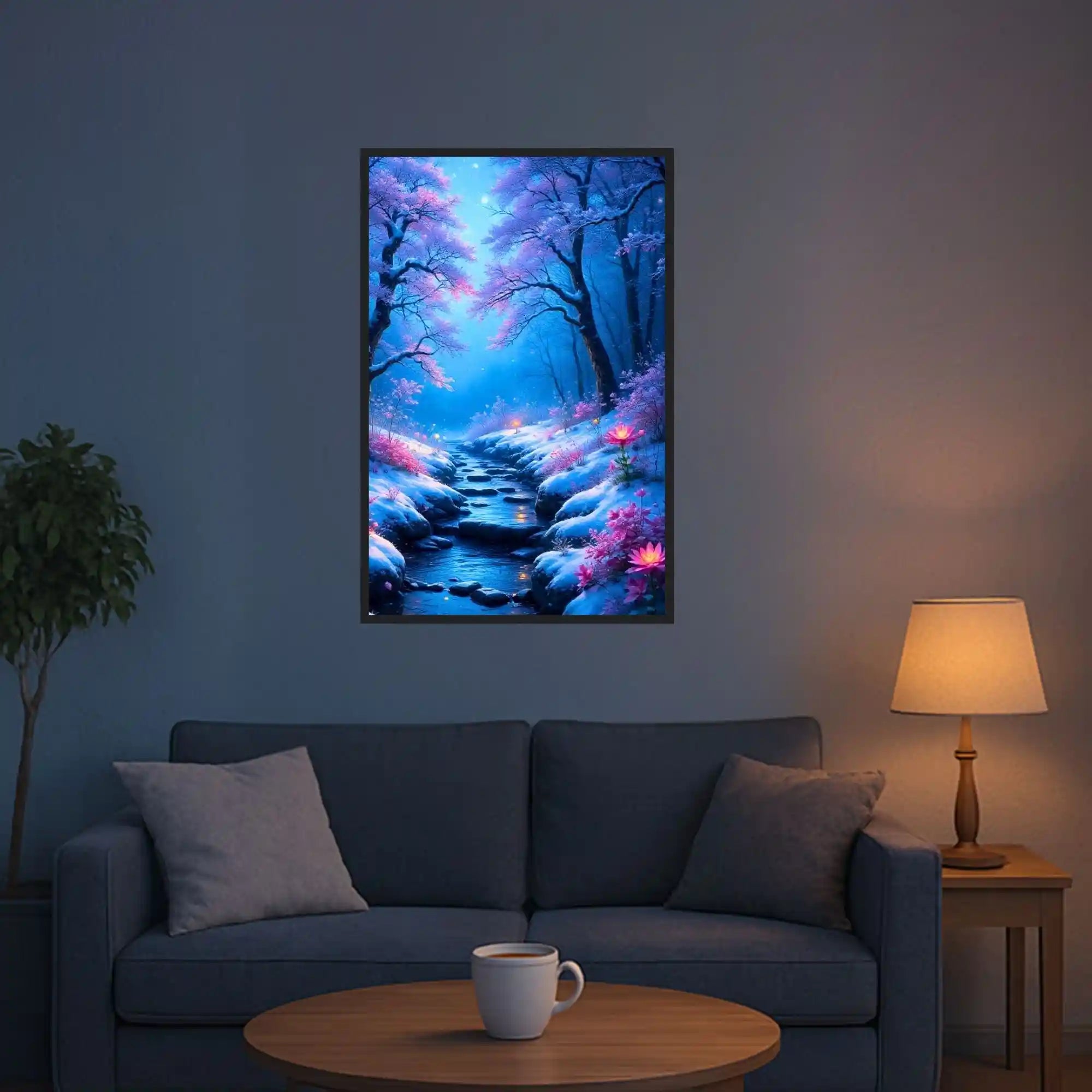 Diamond Painting - Fluss der Träume