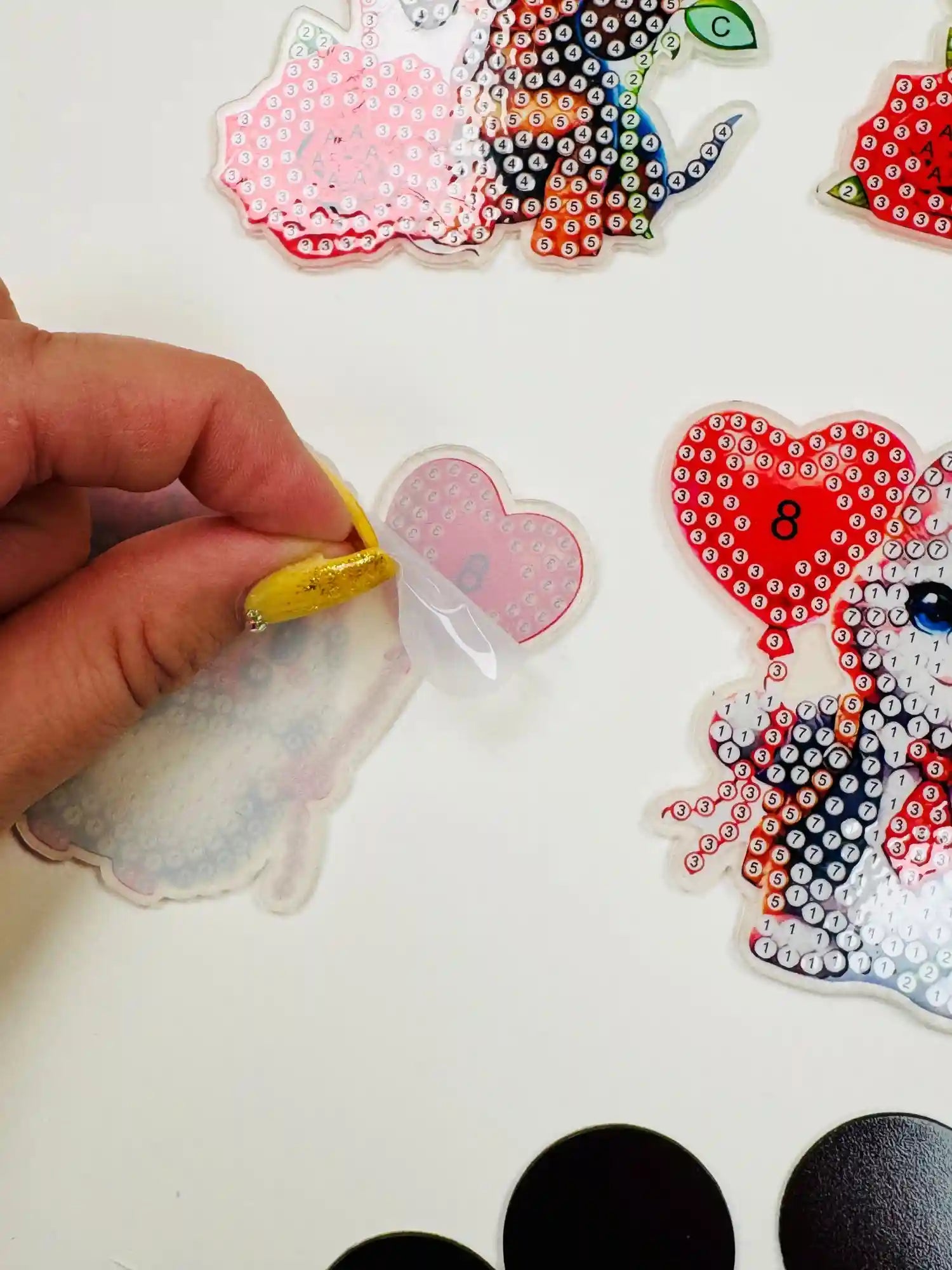 Diamond Painting Kühlschrankmagnete - Süße Tiere