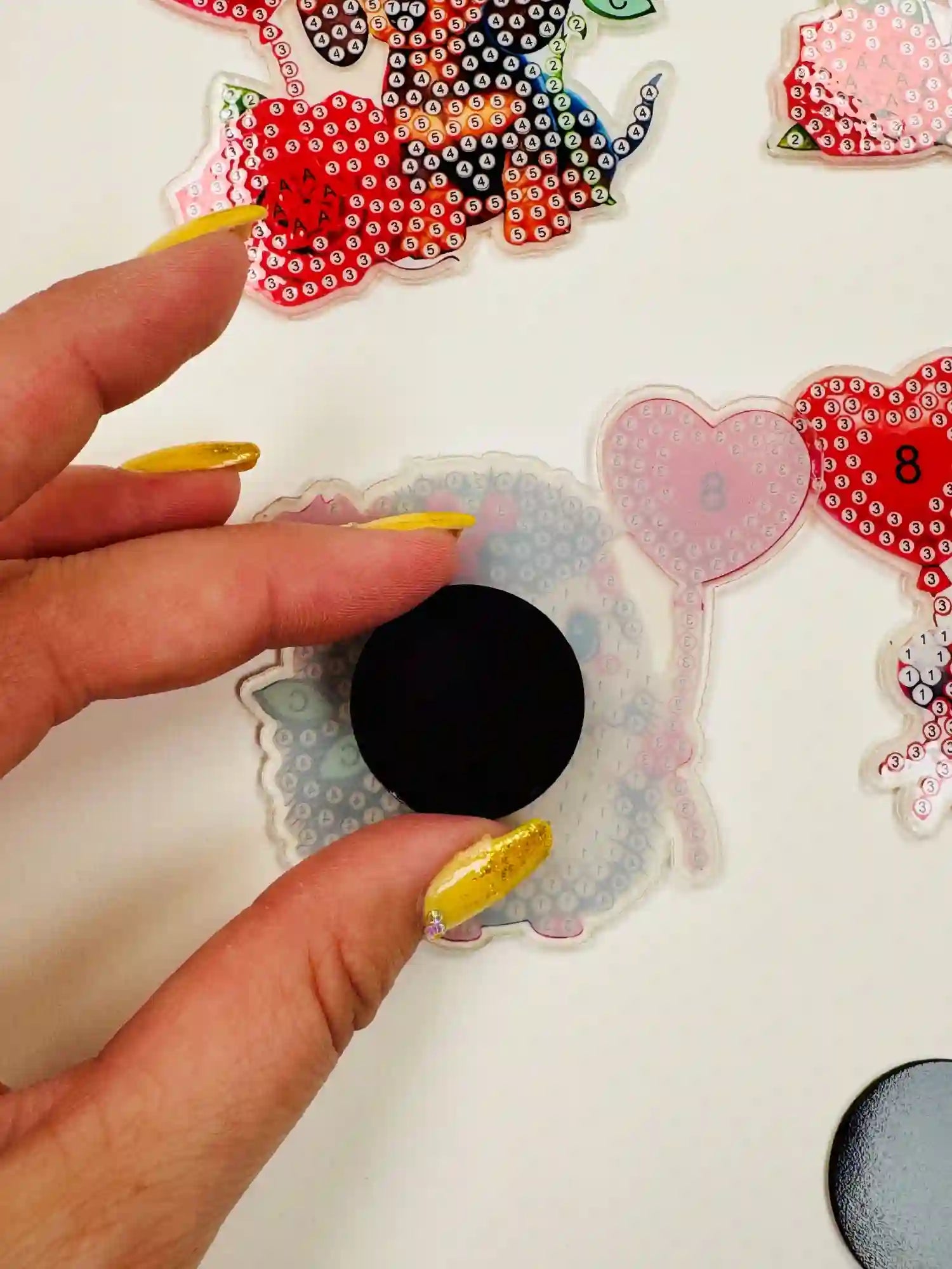 Diamond Painting Kühlschrankmagnete - Süße Tiere