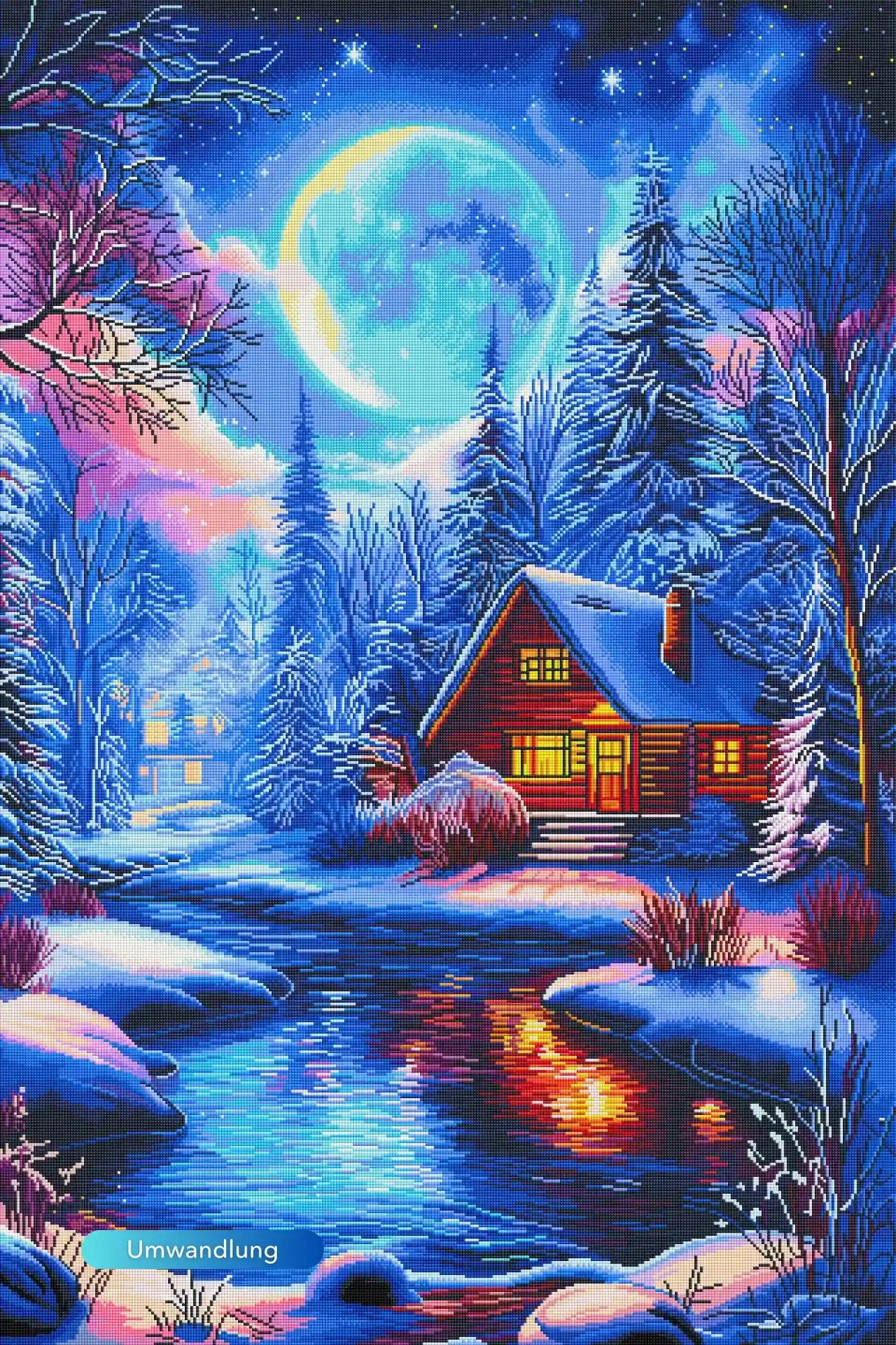 Diamond Painting - Zuflucht im Silberlicht "Limited Edition"