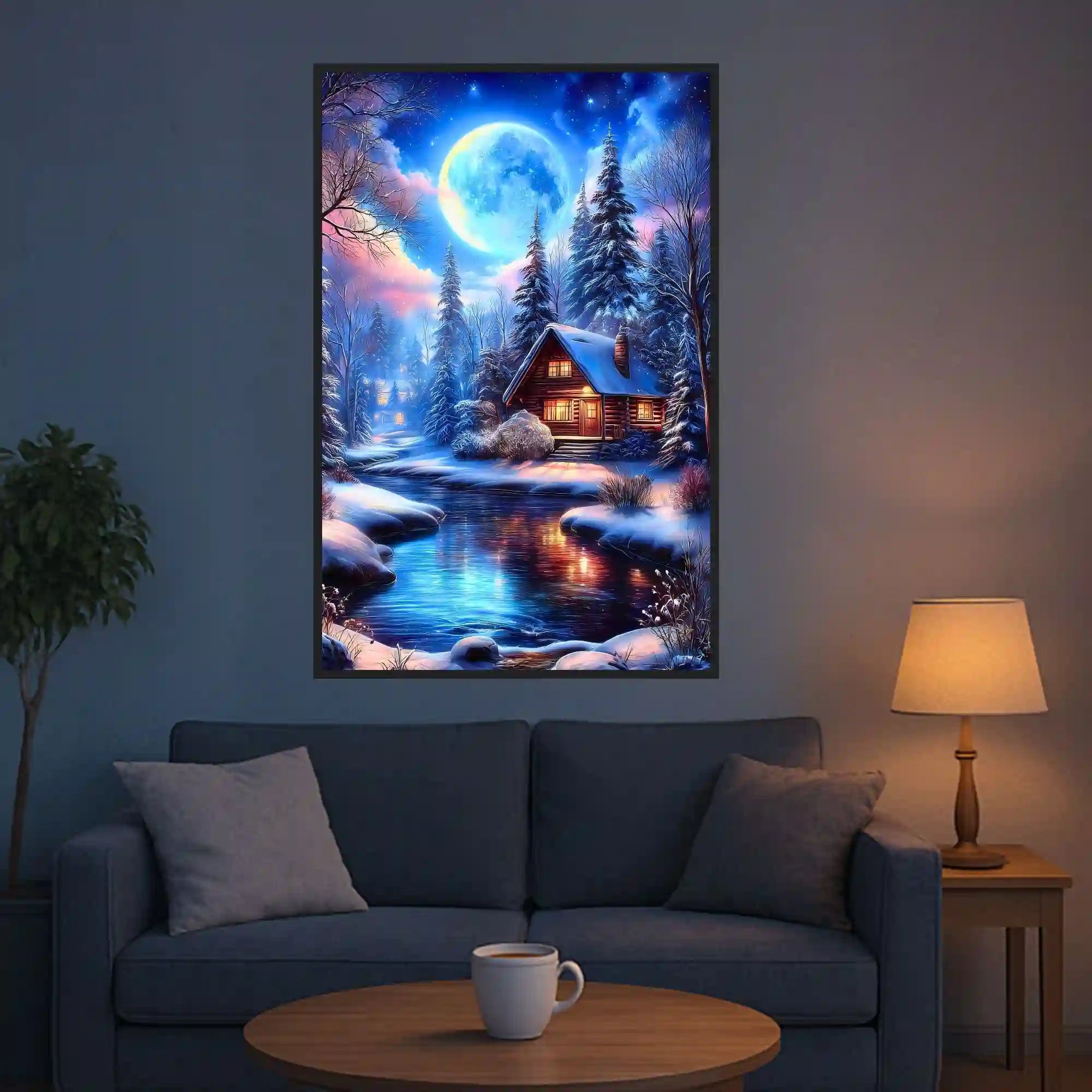 Diamond Painting - Zuflucht im Silberlicht "Limited Edition"