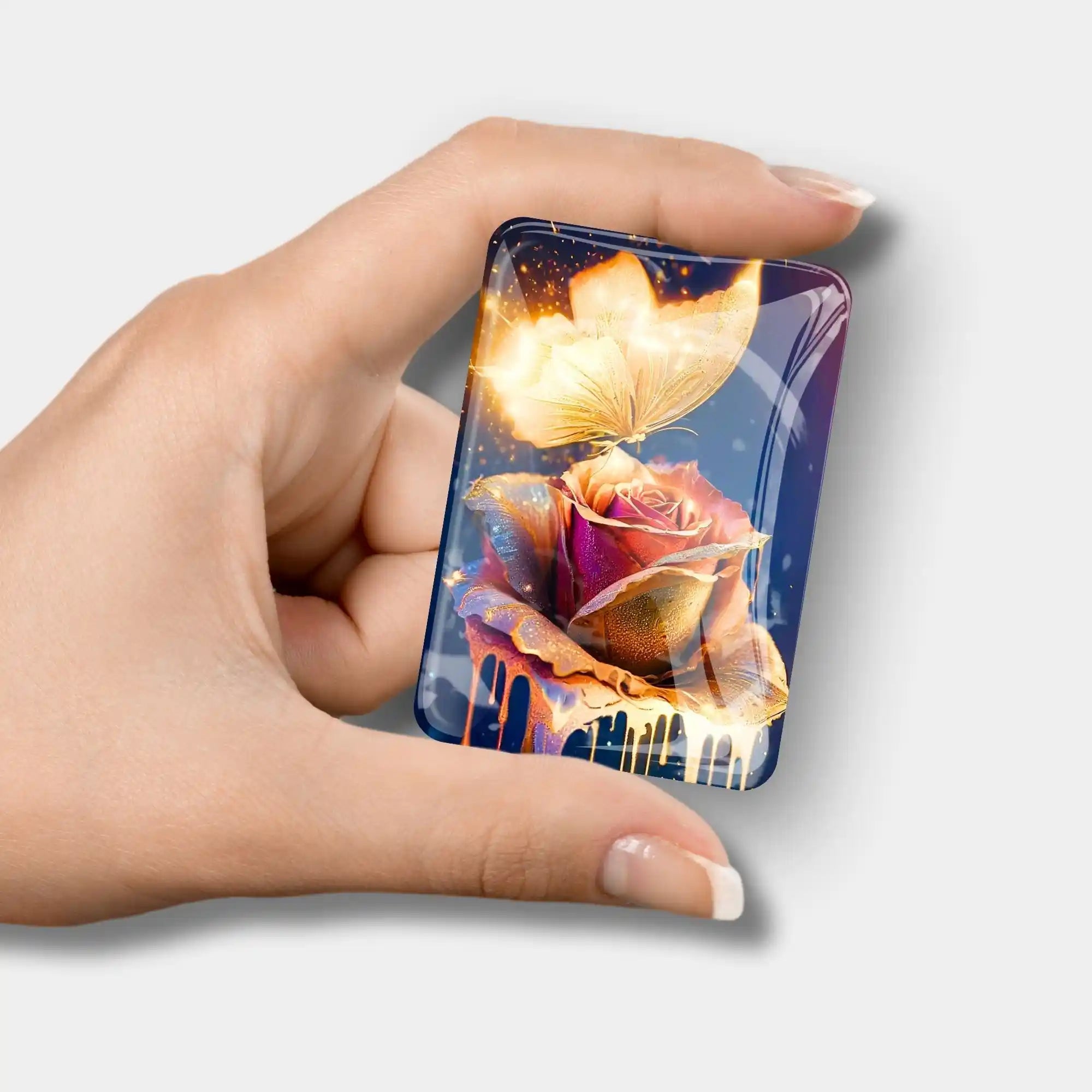 Cover Minder - Goldene Rose