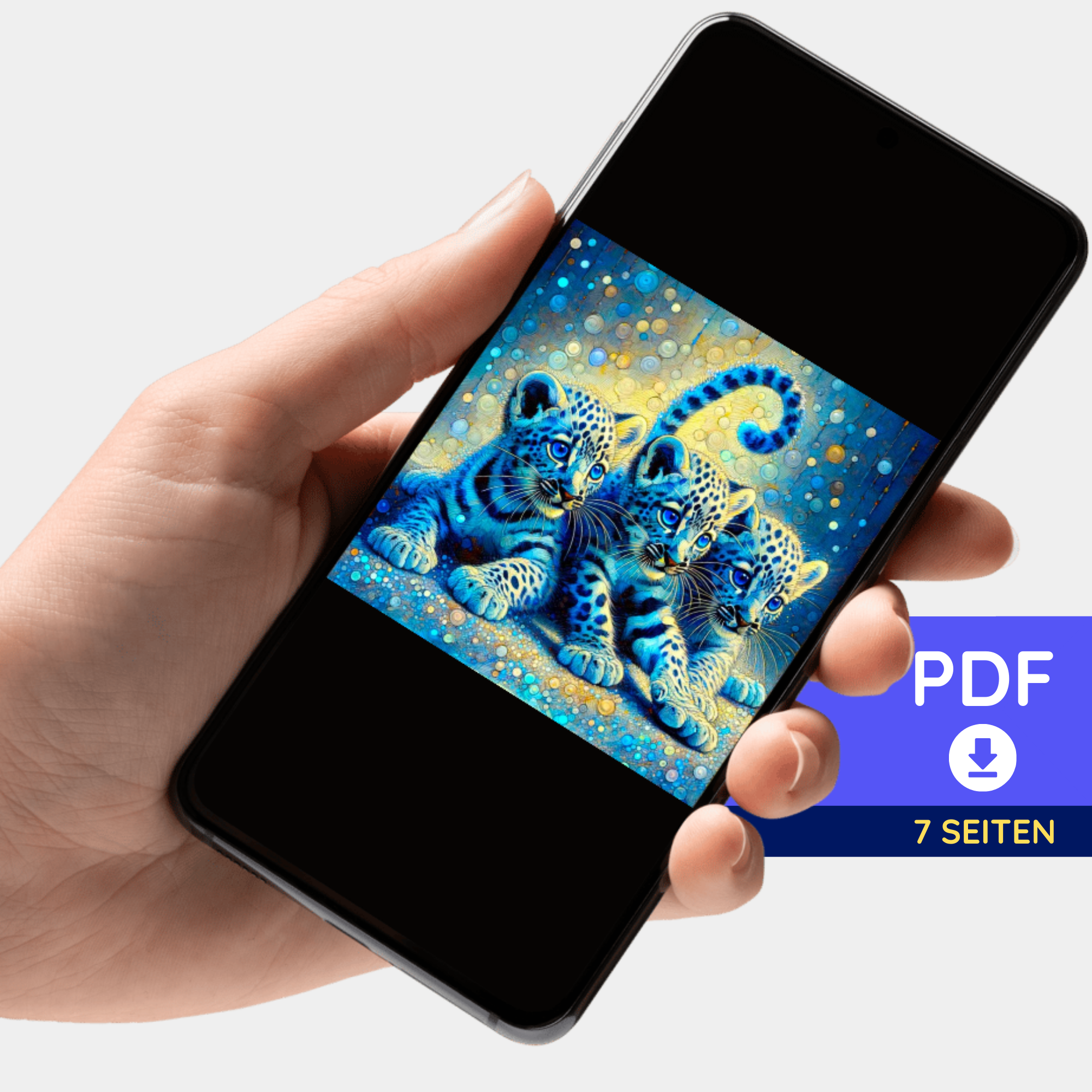 Digitale Bildmappe - Leopardenbabys