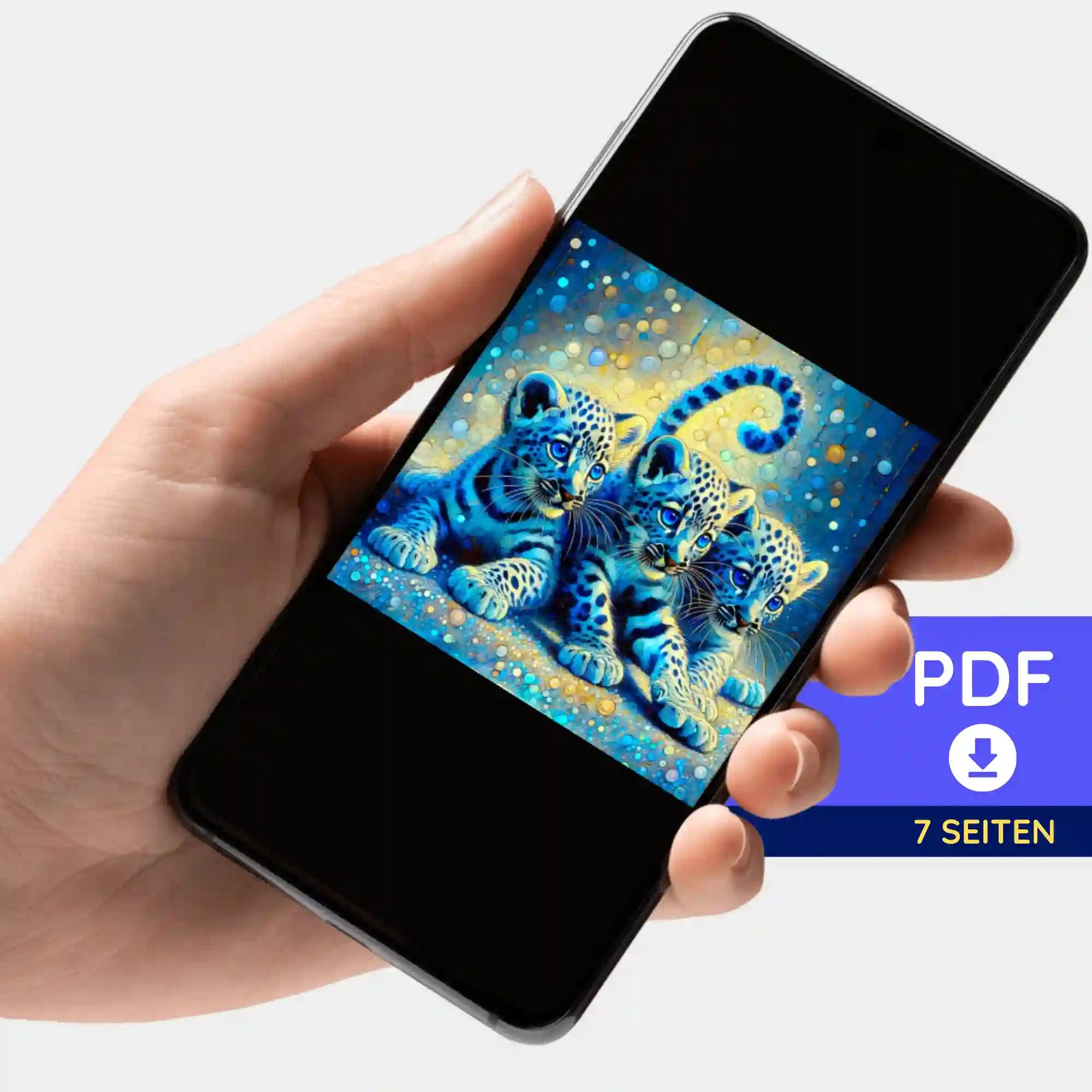 Digitale Bildmappe - Leopardenbabys